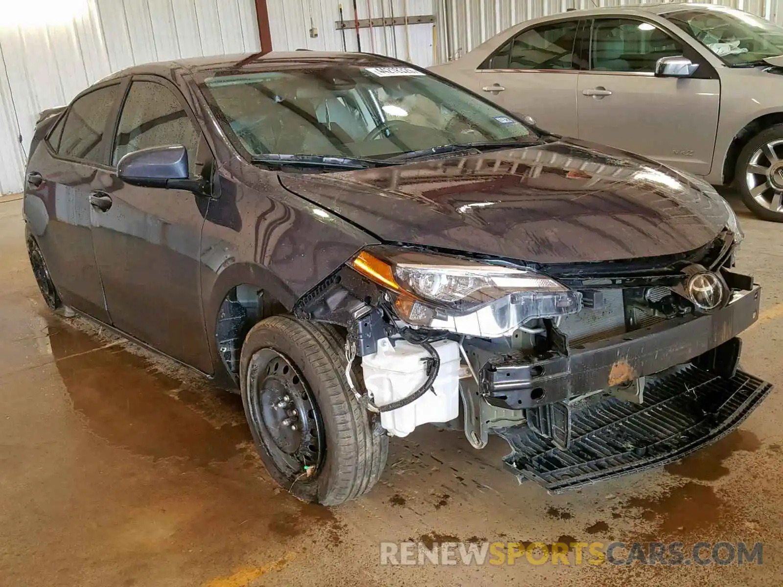 1 Photograph of a damaged car 5YFBURHE6KP878140 TOYOTA COROLLA 2019