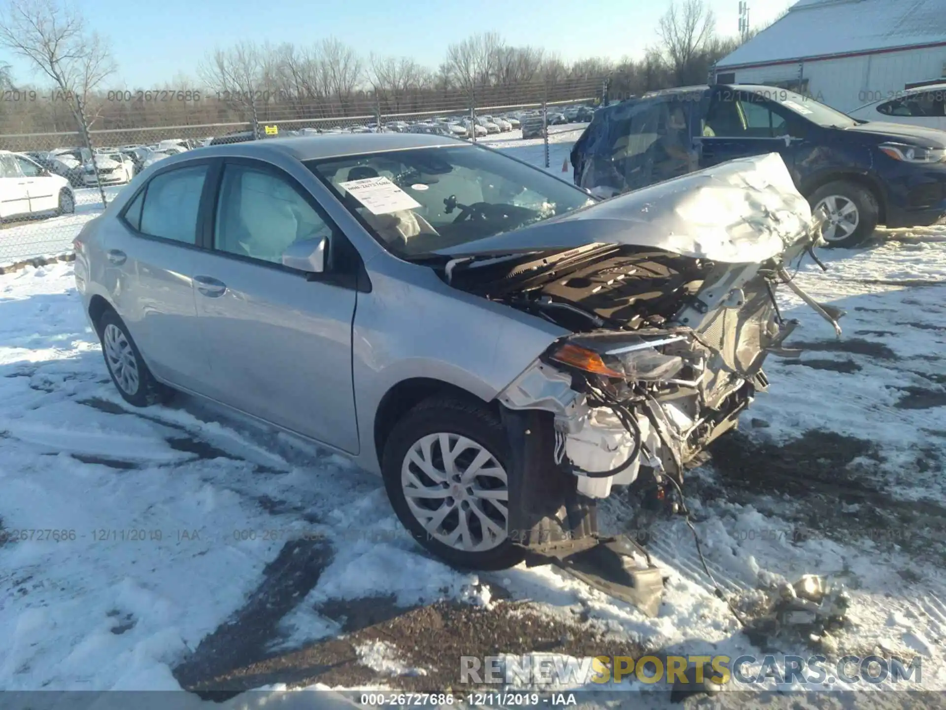 1 Photograph of a damaged car 5YFBURHE6KP878168 TOYOTA COROLLA 2019