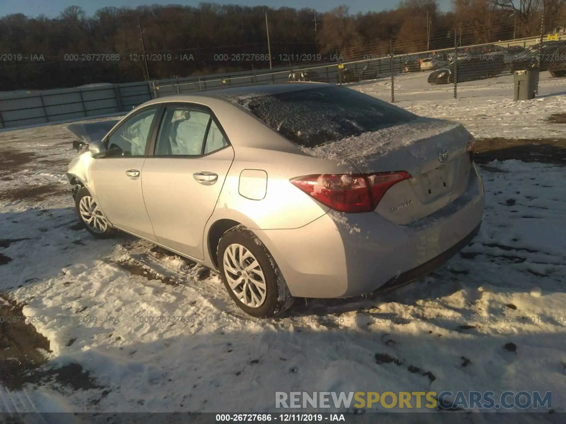 3 Photograph of a damaged car 5YFBURHE6KP878168 TOYOTA COROLLA 2019