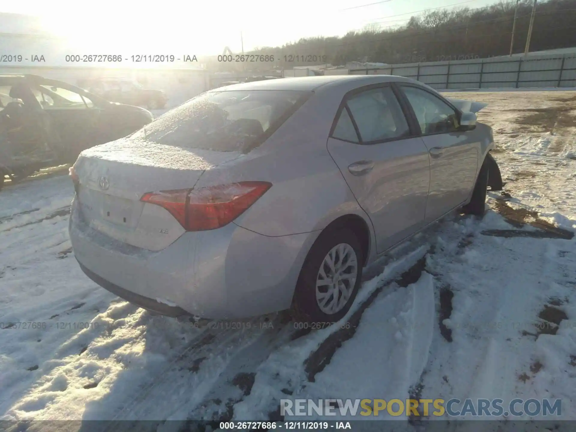 4 Photograph of a damaged car 5YFBURHE6KP878168 TOYOTA COROLLA 2019