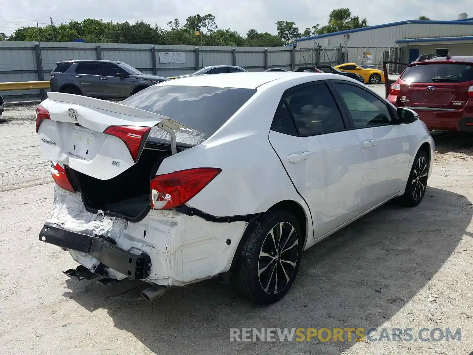 4 Photograph of a damaged car 5YFBURHE6KP878381 TOYOTA COROLLA 2019