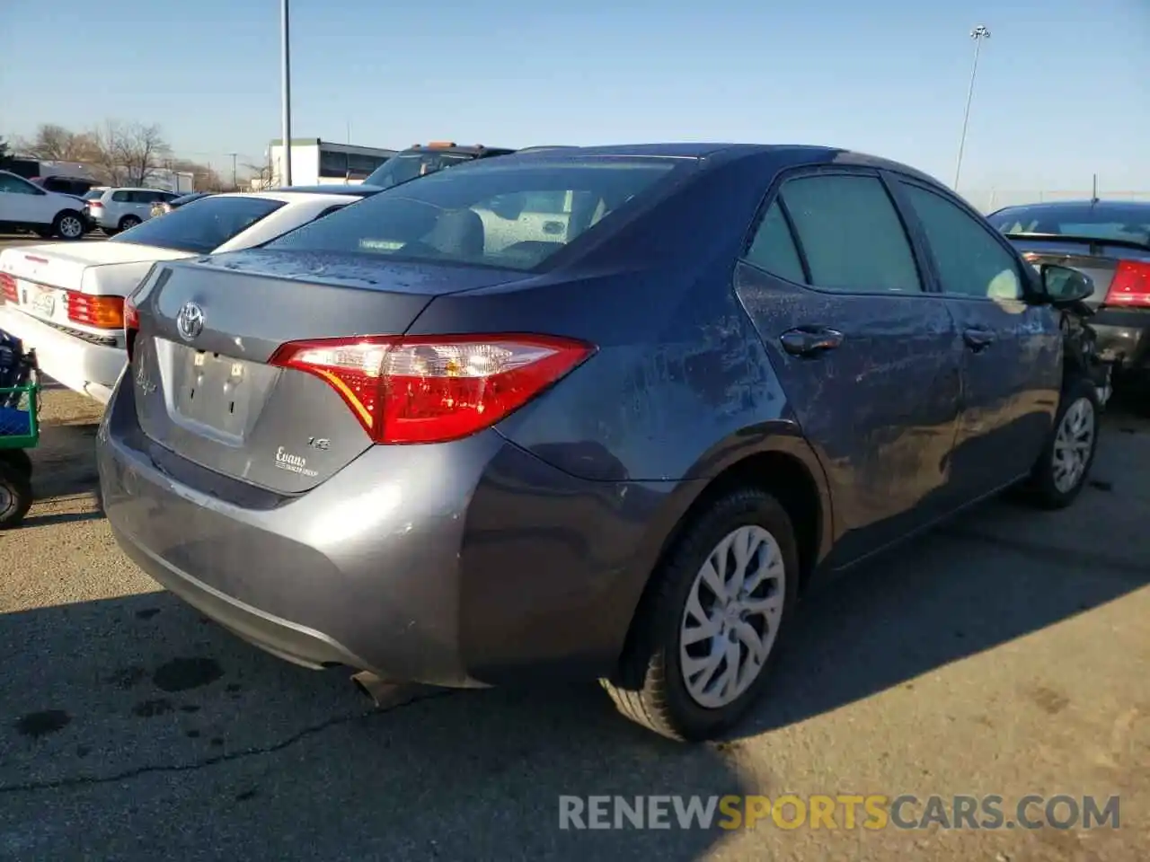 4 Photograph of a damaged car 5YFBURHE6KP878431 TOYOTA COROLLA 2019