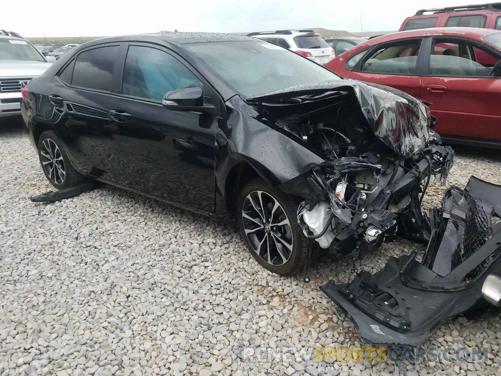 1 Photograph of a damaged car 5YFBURHE6KP878977 TOYOTA COROLLA 2019