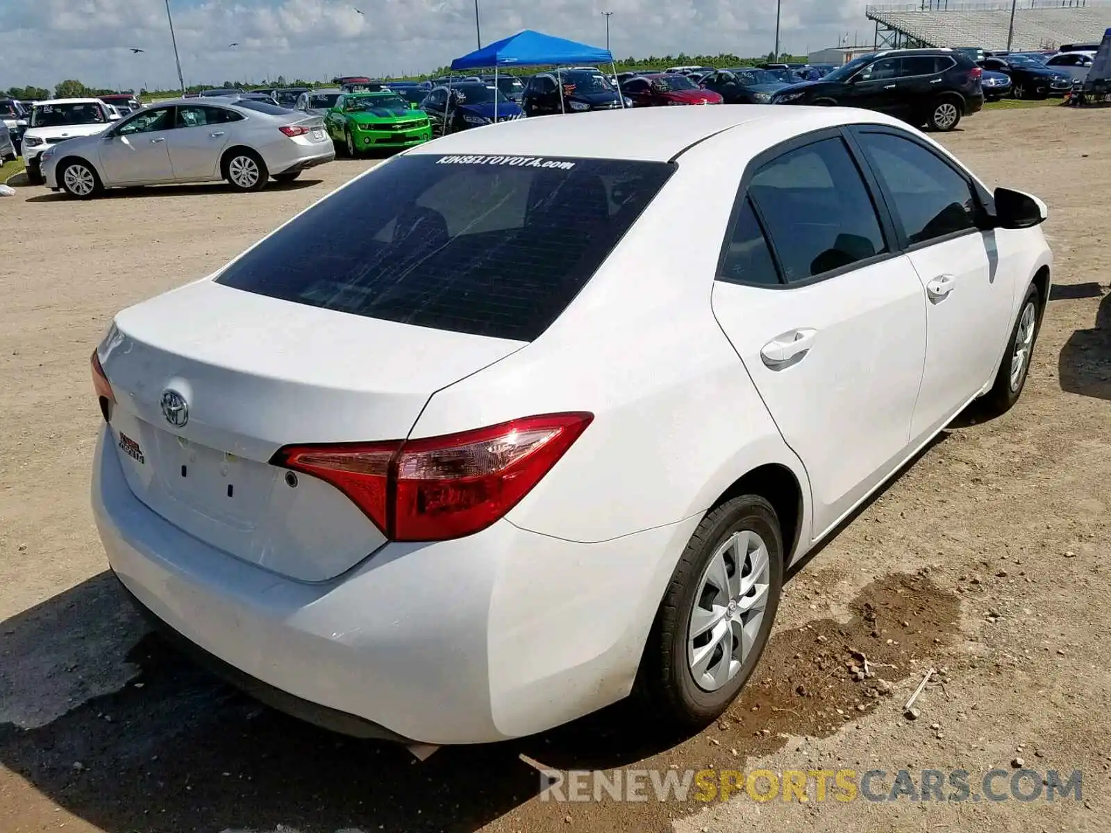 4 Photograph of a damaged car 5YFBURHE6KP879014 TOYOTA COROLLA 2019