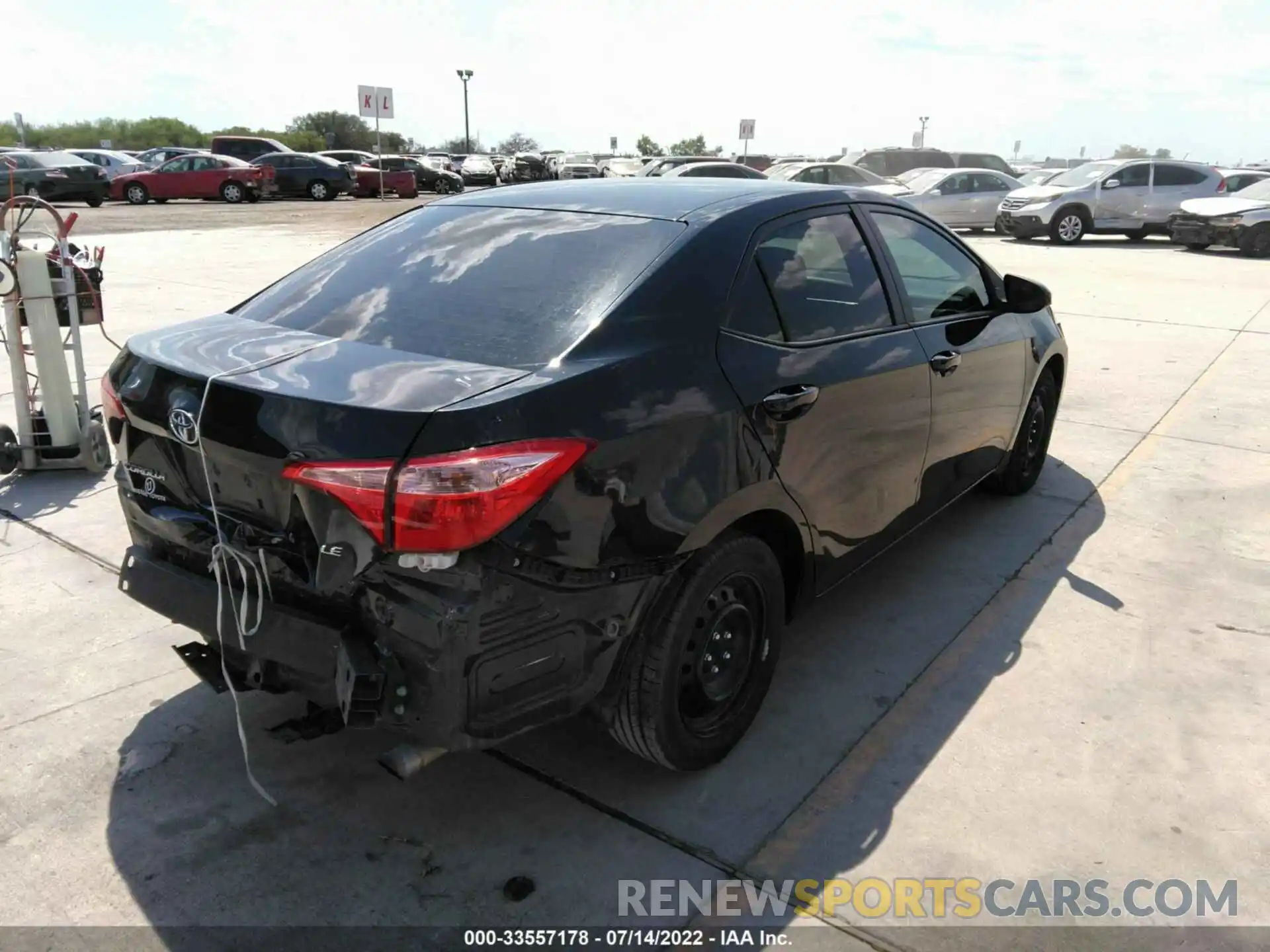 4 Photograph of a damaged car 5YFBURHE6KP879224 TOYOTA COROLLA 2019