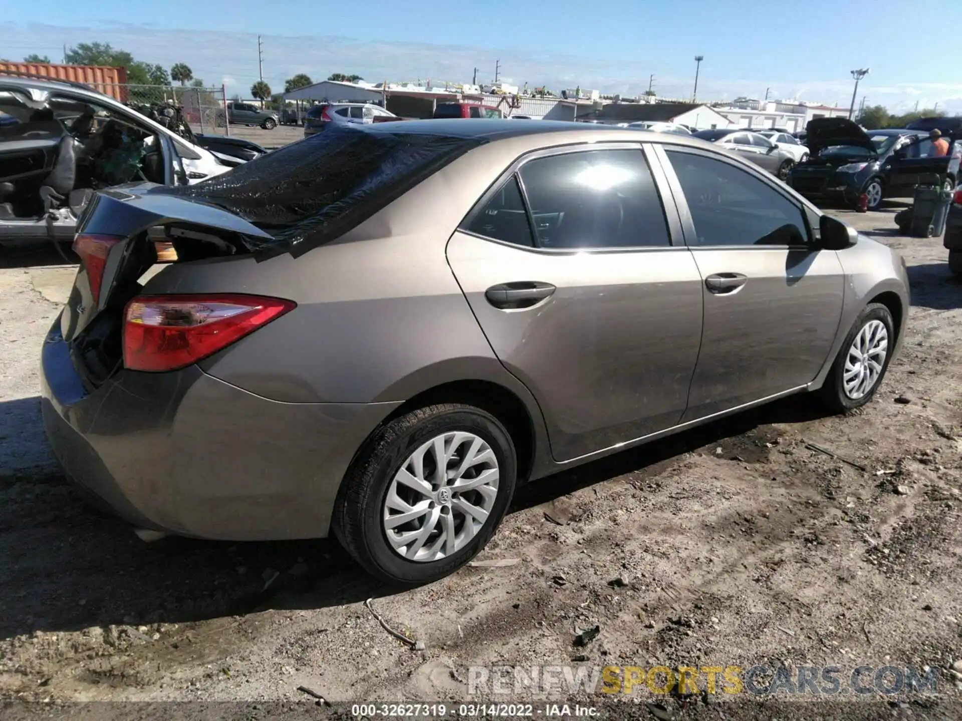 4 Photograph of a damaged car 5YFBURHE6KP879546 TOYOTA COROLLA 2019