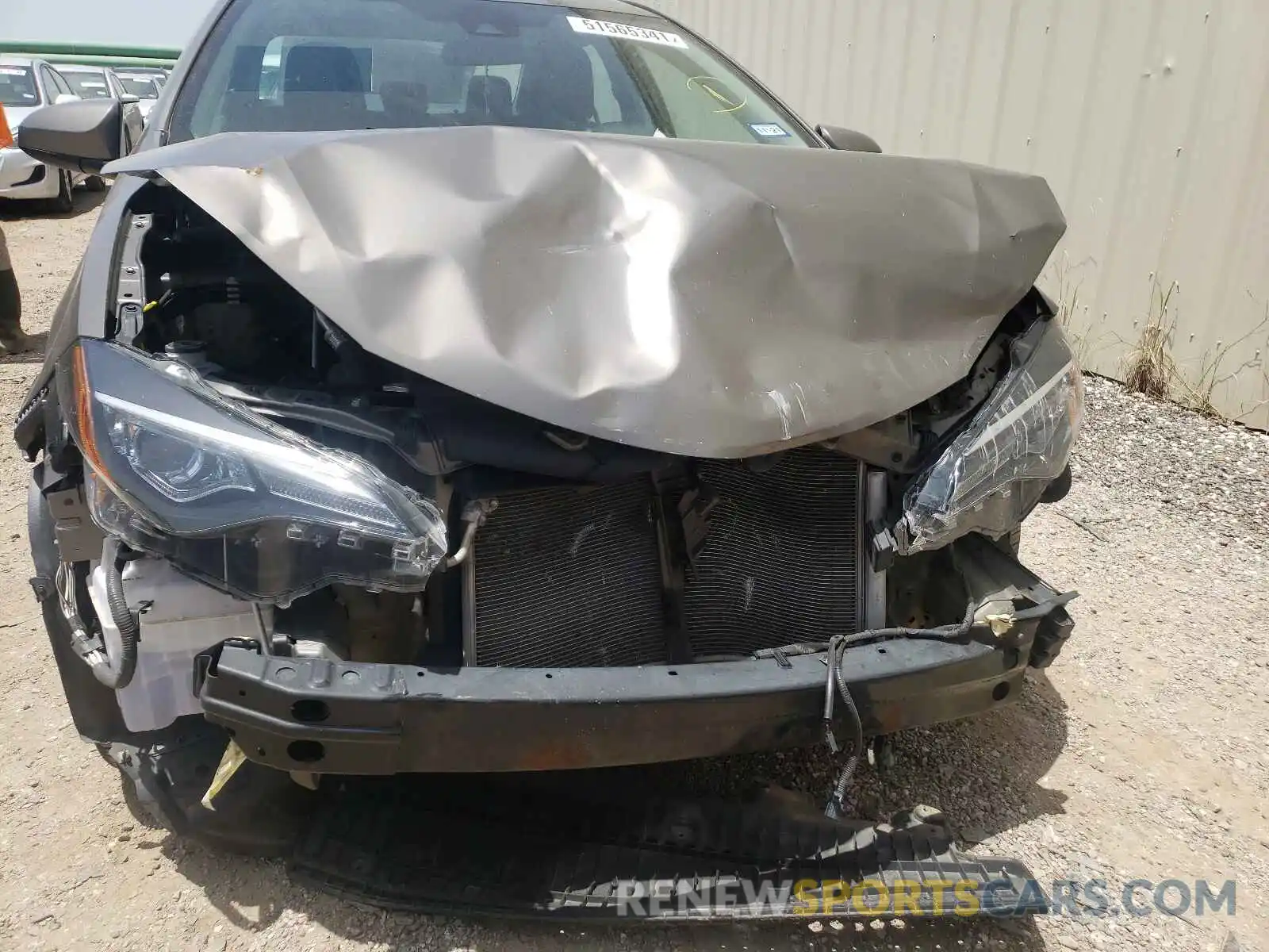 9 Photograph of a damaged car 5YFBURHE6KP879885 TOYOTA COROLLA 2019