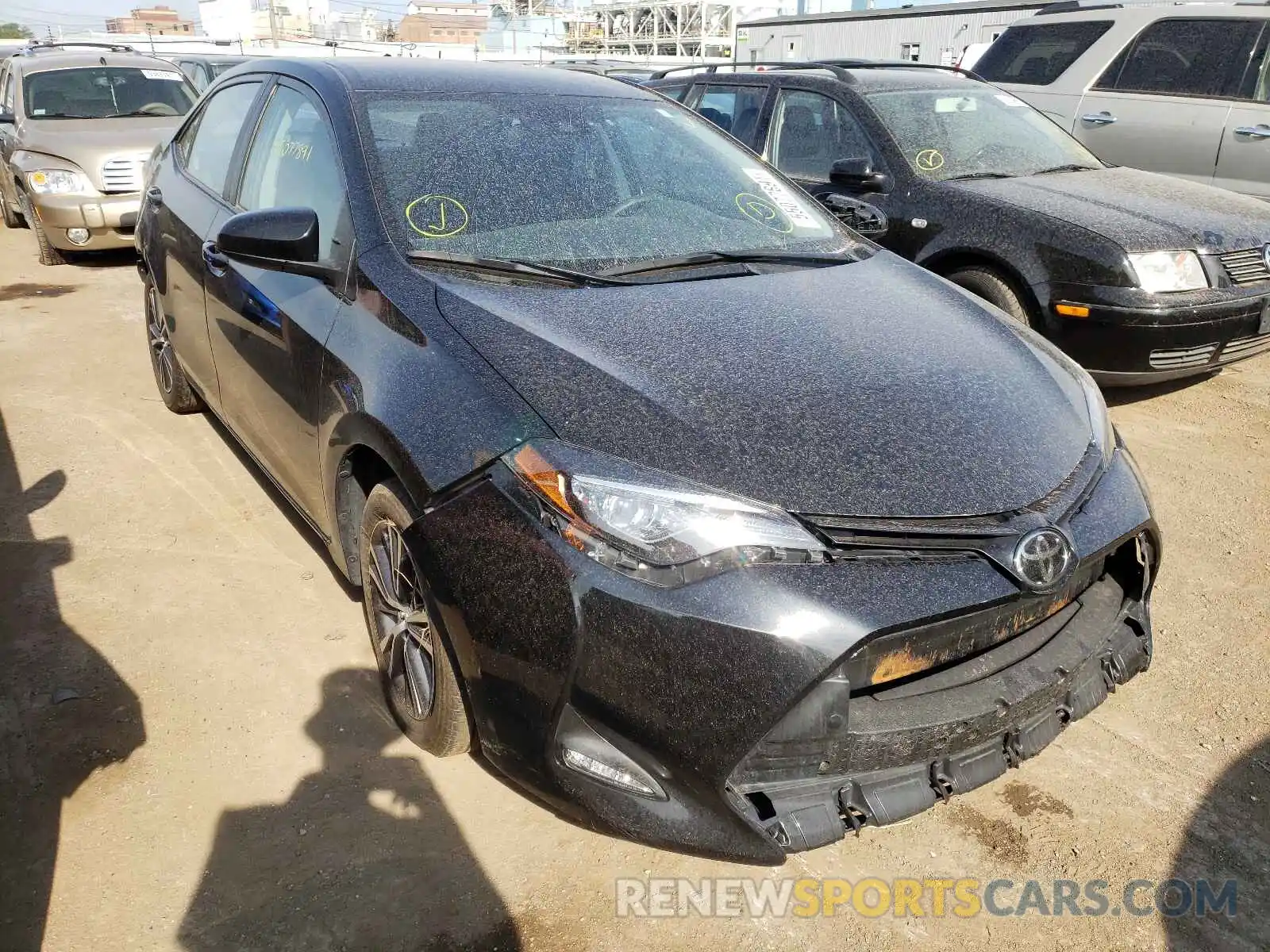 1 Photograph of a damaged car 5YFBURHE6KP879918 TOYOTA COROLLA 2019