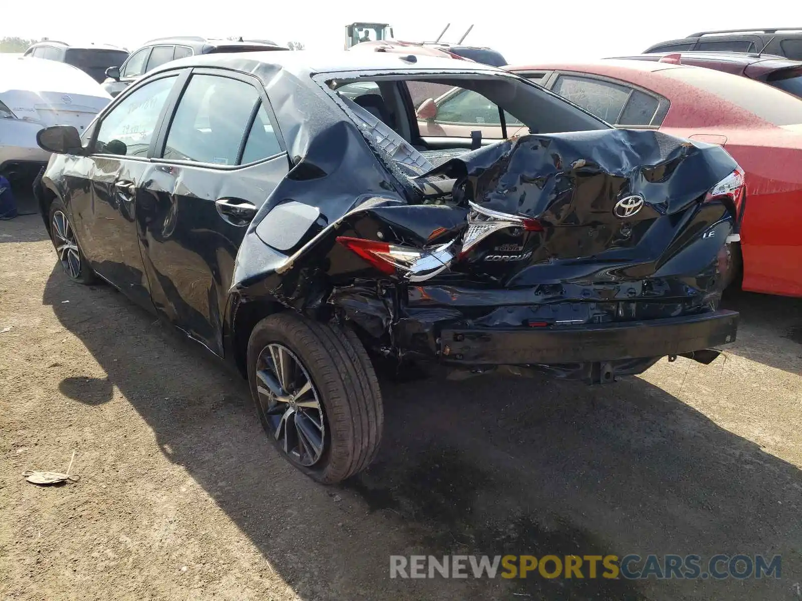 3 Photograph of a damaged car 5YFBURHE6KP879918 TOYOTA COROLLA 2019