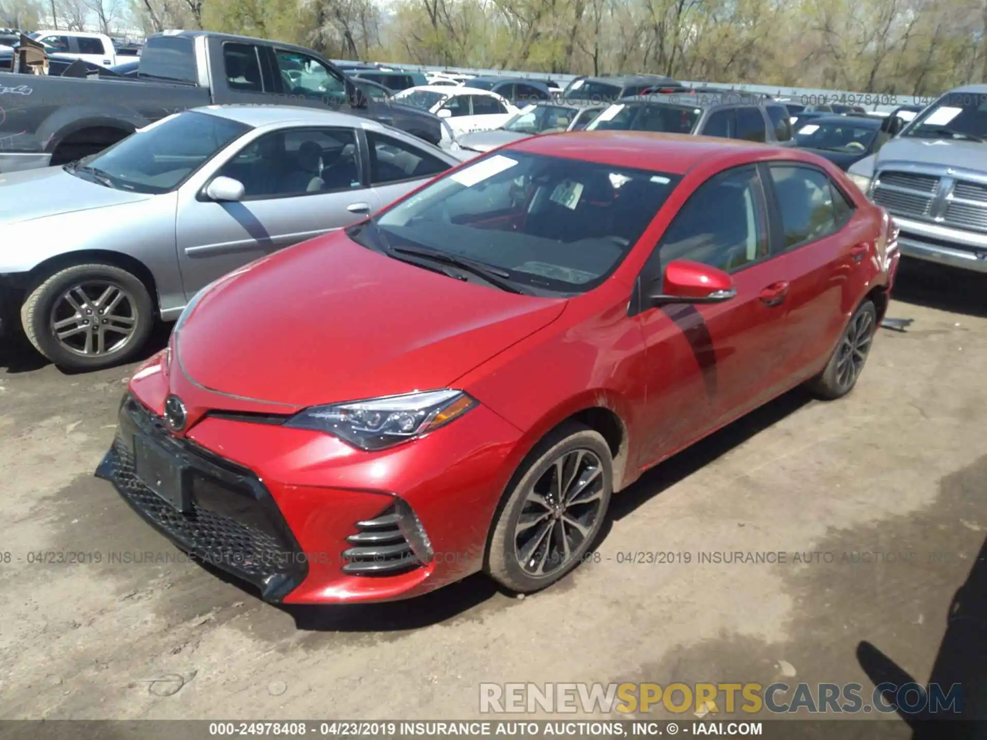 2 Фотография поврежденного автомобиля 5YFBURHE6KP880356 TOYOTA COROLLA 2019