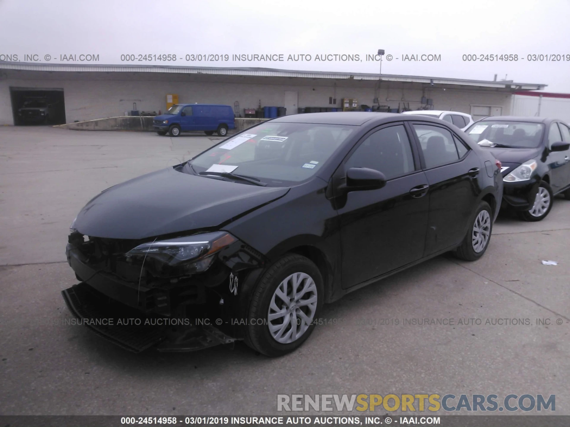 2 Photograph of a damaged car 5YFBURHE6KP880468 TOYOTA COROLLA 2019