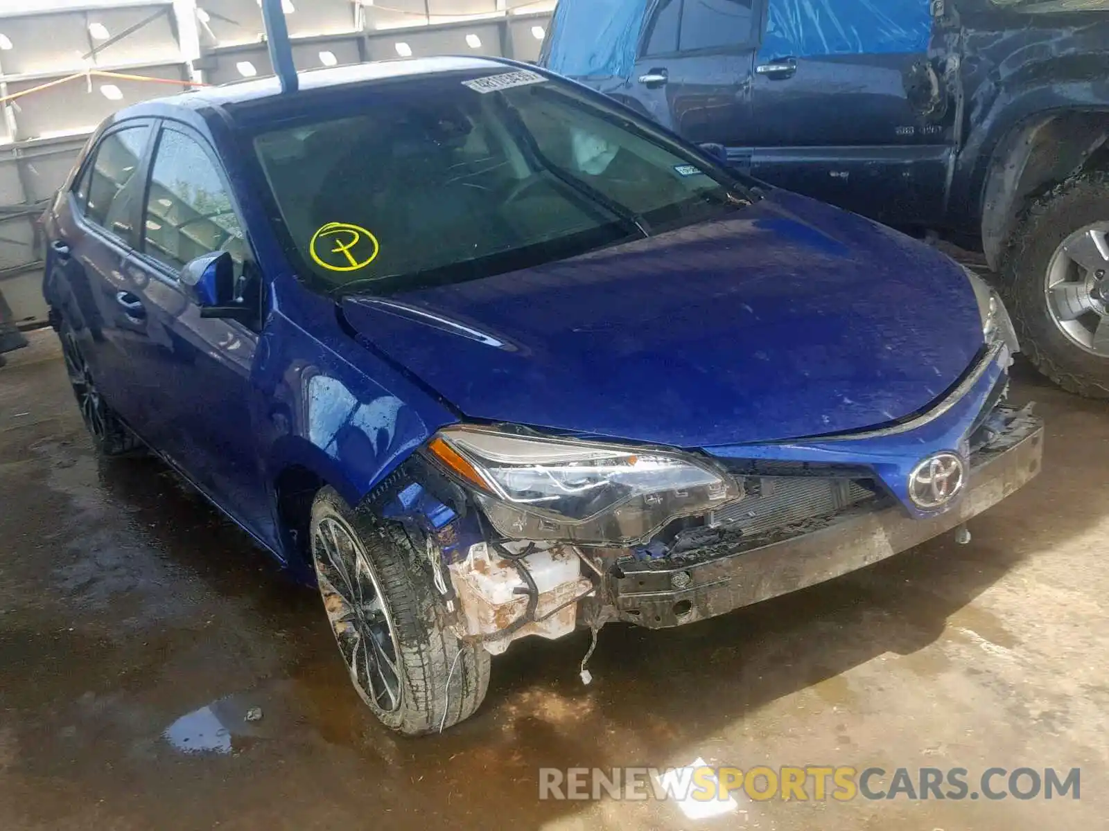 1 Photograph of a damaged car 5YFBURHE6KP880793 TOYOTA COROLLA 2019