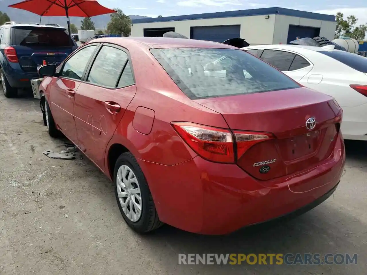 3 Photograph of a damaged car 5YFBURHE6KP880857 TOYOTA COROLLA 2019