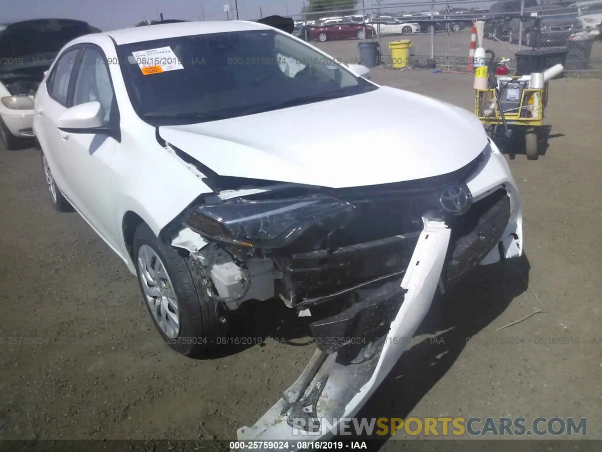 6 Photograph of a damaged car 5YFBURHE6KP880955 TOYOTA COROLLA 2019