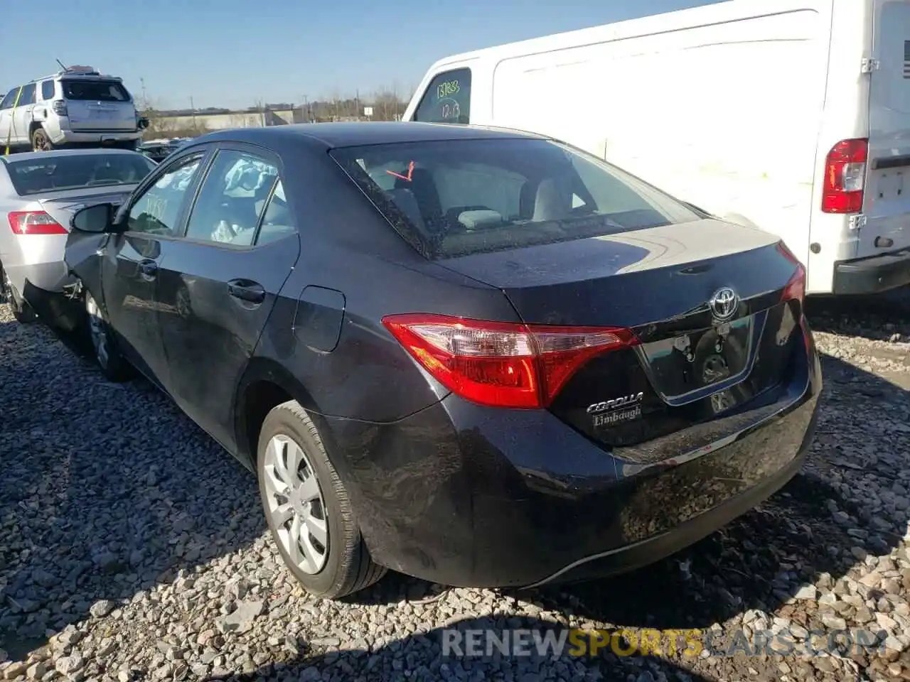 3 Photograph of a damaged car 5YFBURHE6KP881166 TOYOTA COROLLA 2019