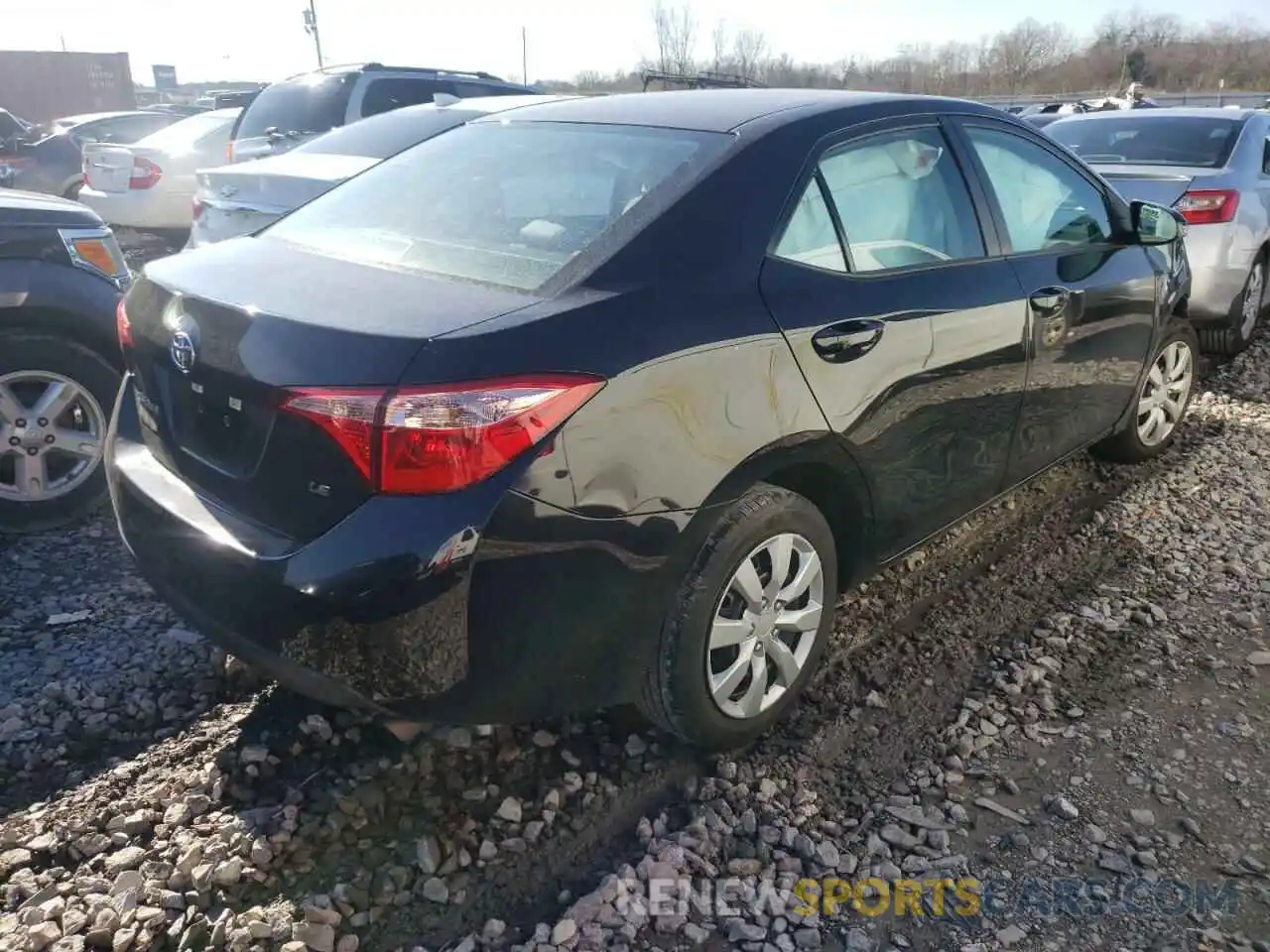 4 Photograph of a damaged car 5YFBURHE6KP881166 TOYOTA COROLLA 2019