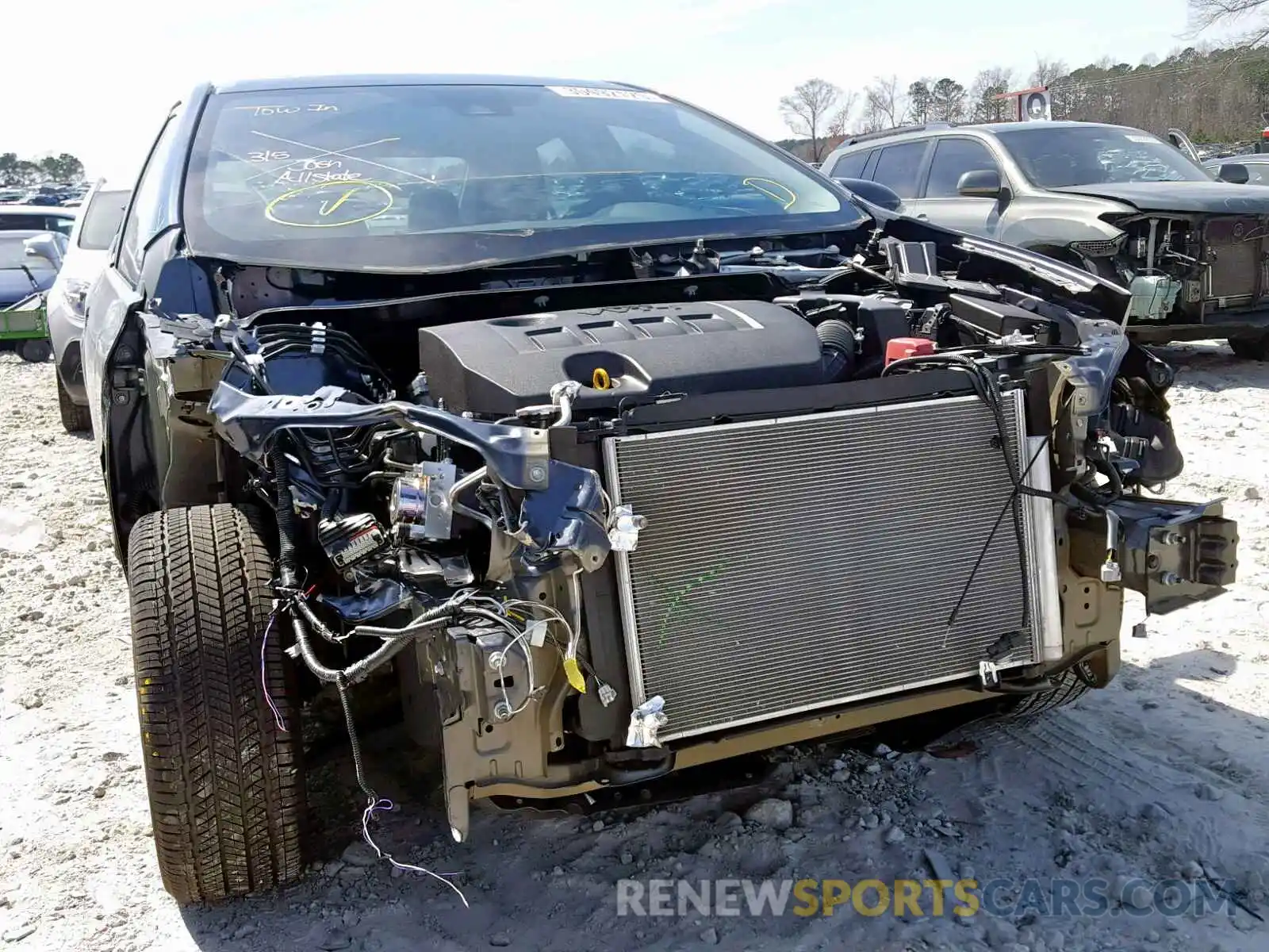 9 Photograph of a damaged car 5YFBURHE6KP881359 TOYOTA COROLLA 2019