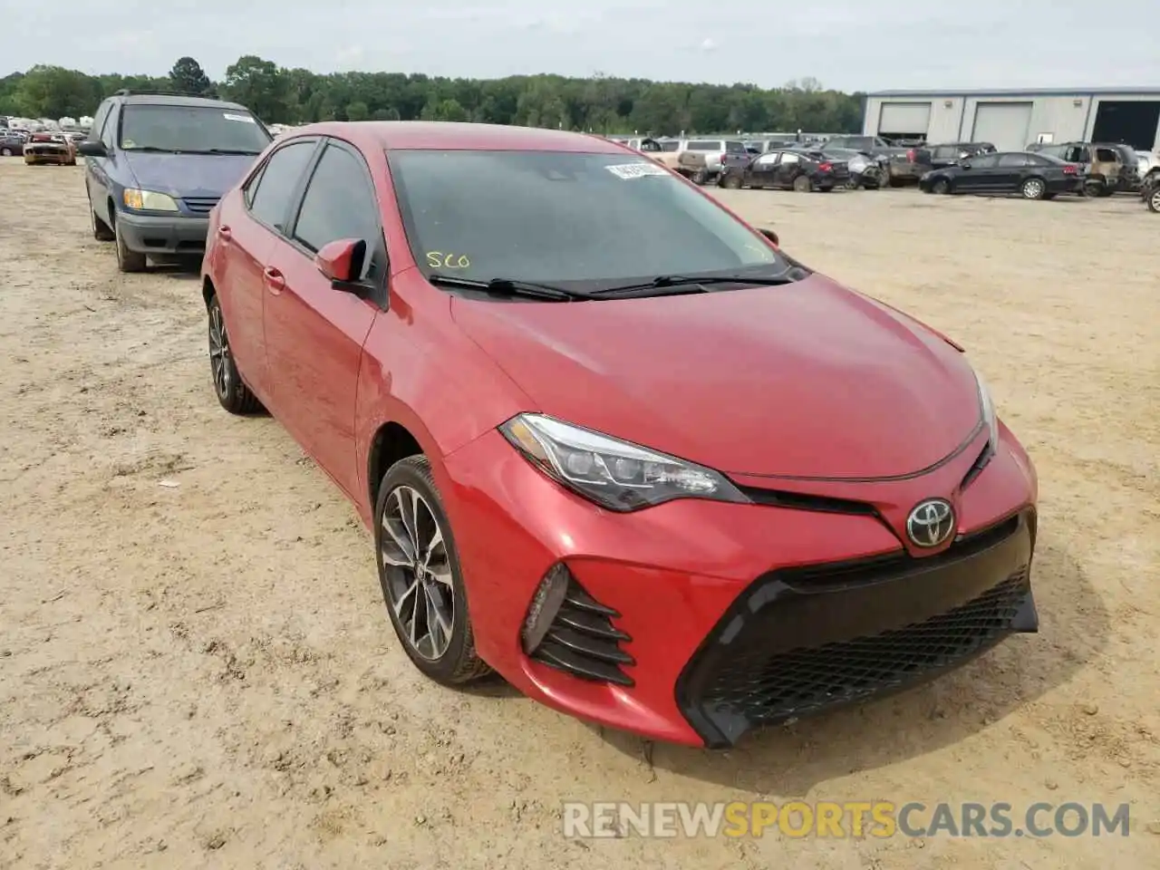 1 Photograph of a damaged car 5YFBURHE6KP881863 TOYOTA COROLLA 2019