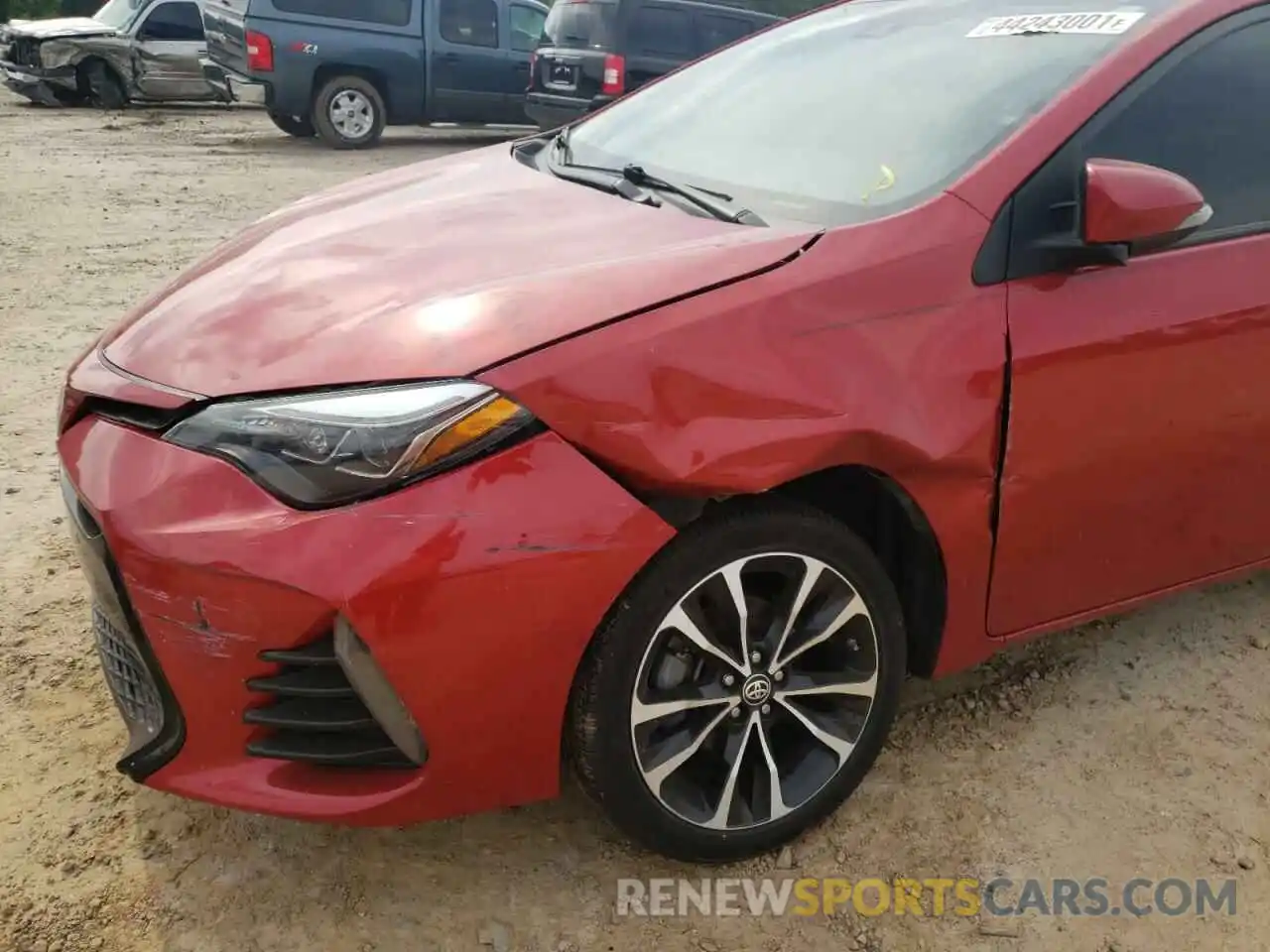 9 Photograph of a damaged car 5YFBURHE6KP881863 TOYOTA COROLLA 2019