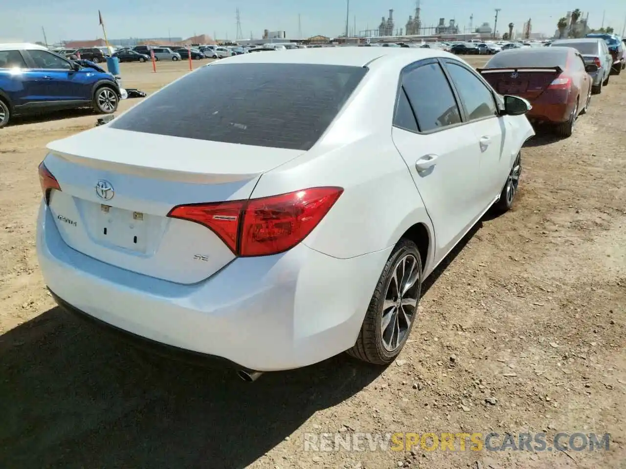 4 Photograph of a damaged car 5YFBURHE6KP882351 TOYOTA COROLLA 2019