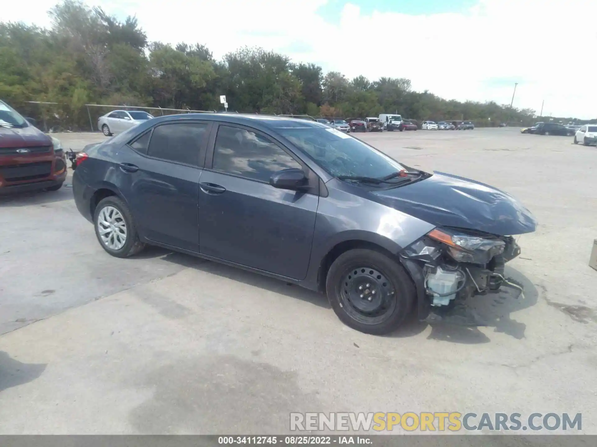 1 Photograph of a damaged car 5YFBURHE6KP882382 TOYOTA COROLLA 2019