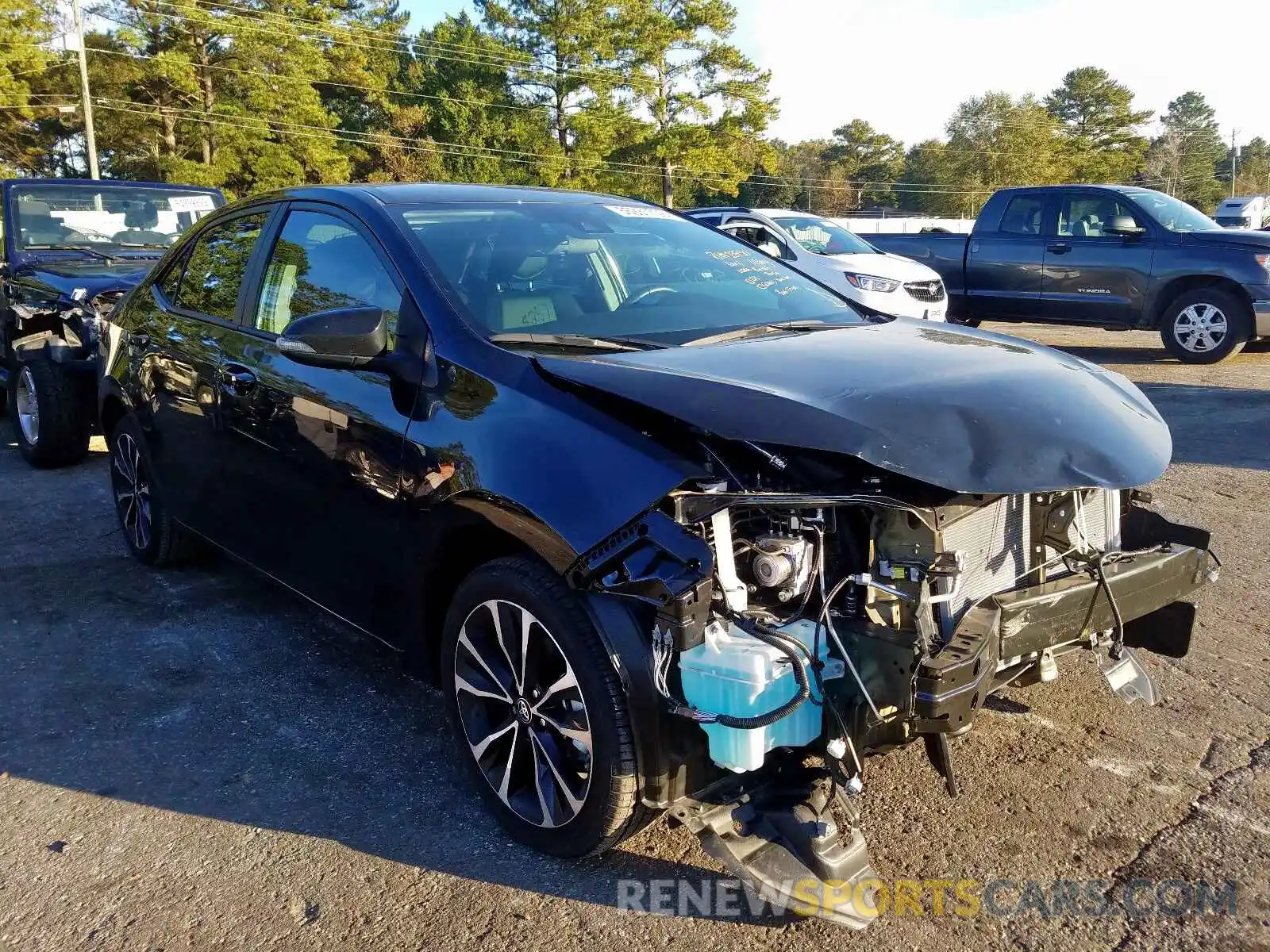 1 Photograph of a damaged car 5YFBURHE6KP882396 TOYOTA COROLLA 2019