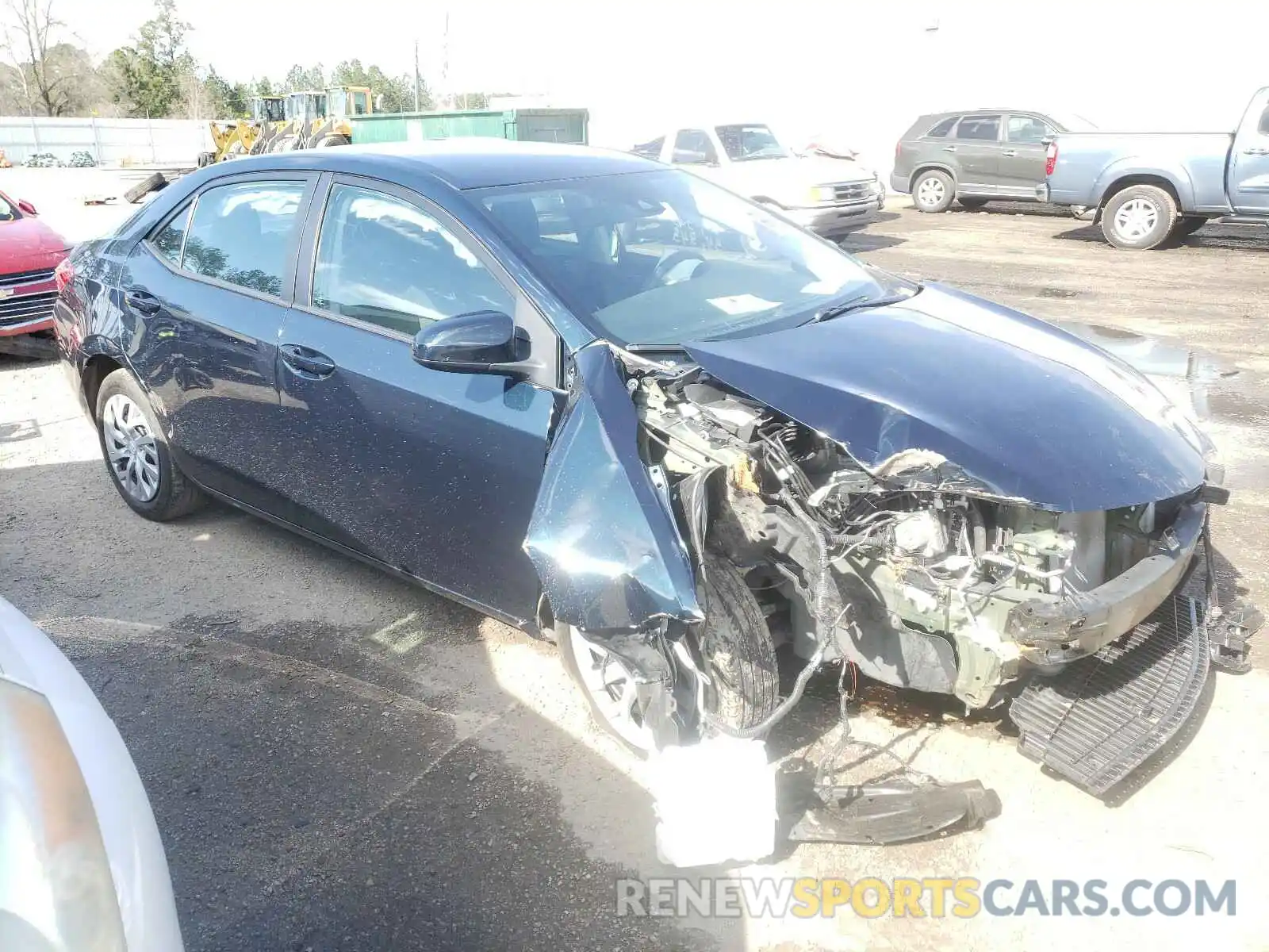 1 Photograph of a damaged car 5YFBURHE6KP882480 TOYOTA COROLLA 2019