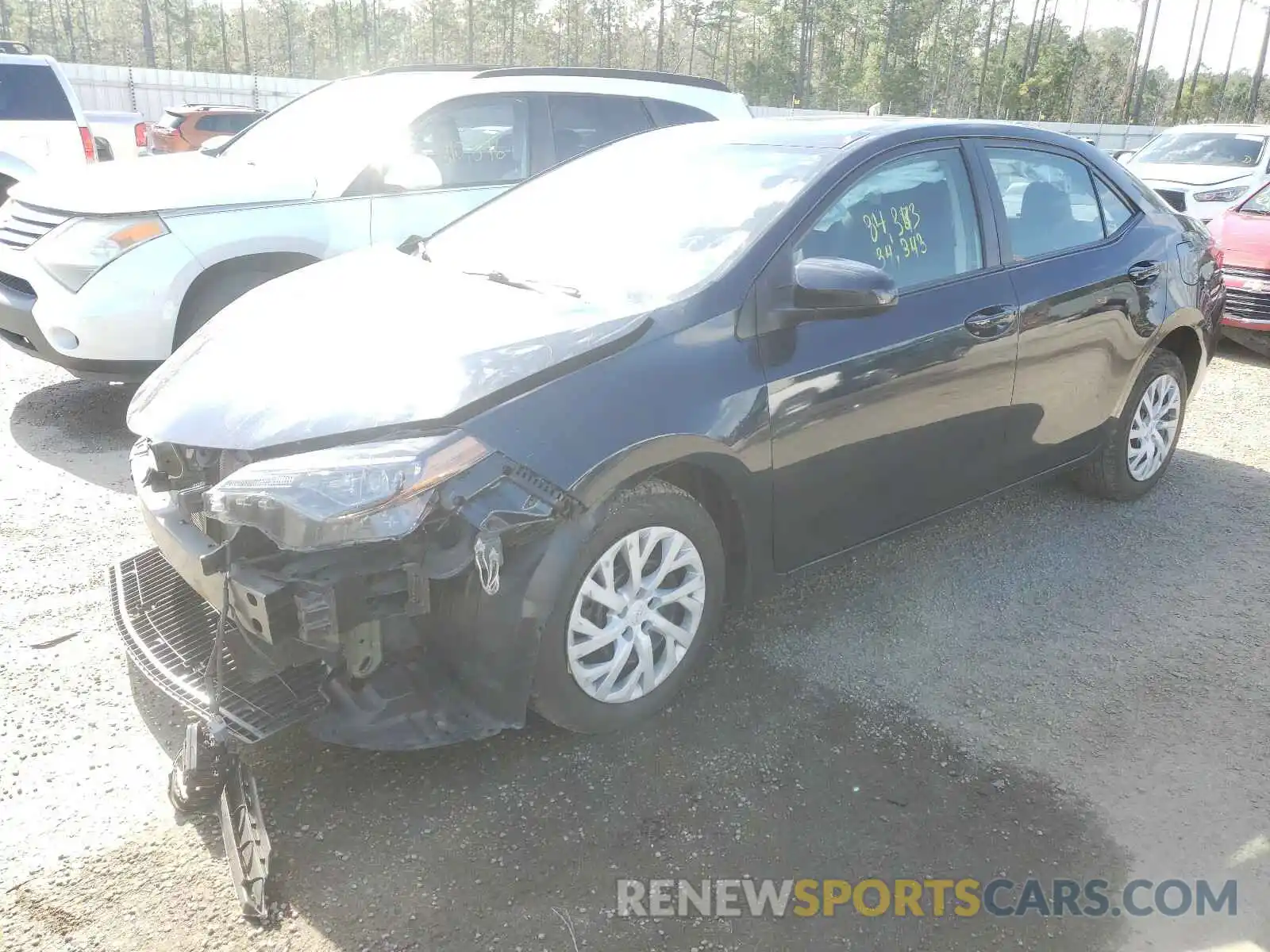 2 Photograph of a damaged car 5YFBURHE6KP882480 TOYOTA COROLLA 2019