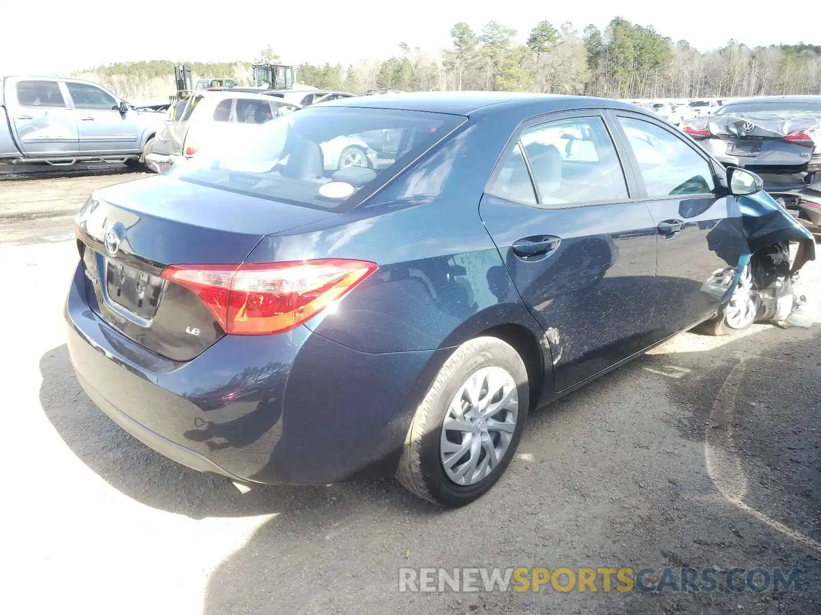 4 Photograph of a damaged car 5YFBURHE6KP882480 TOYOTA COROLLA 2019