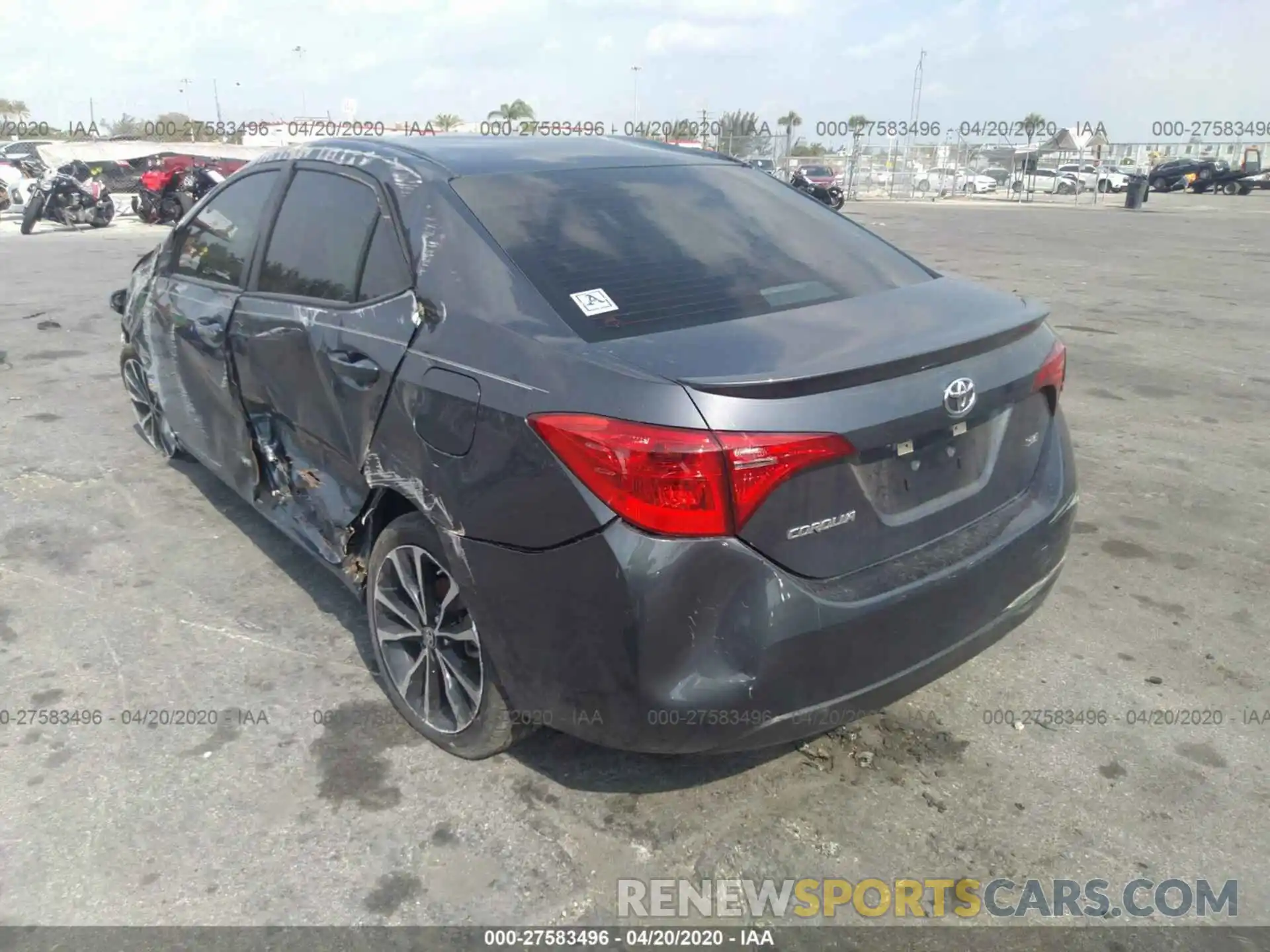 3 Photograph of a damaged car 5YFBURHE6KP882639 TOYOTA COROLLA 2019