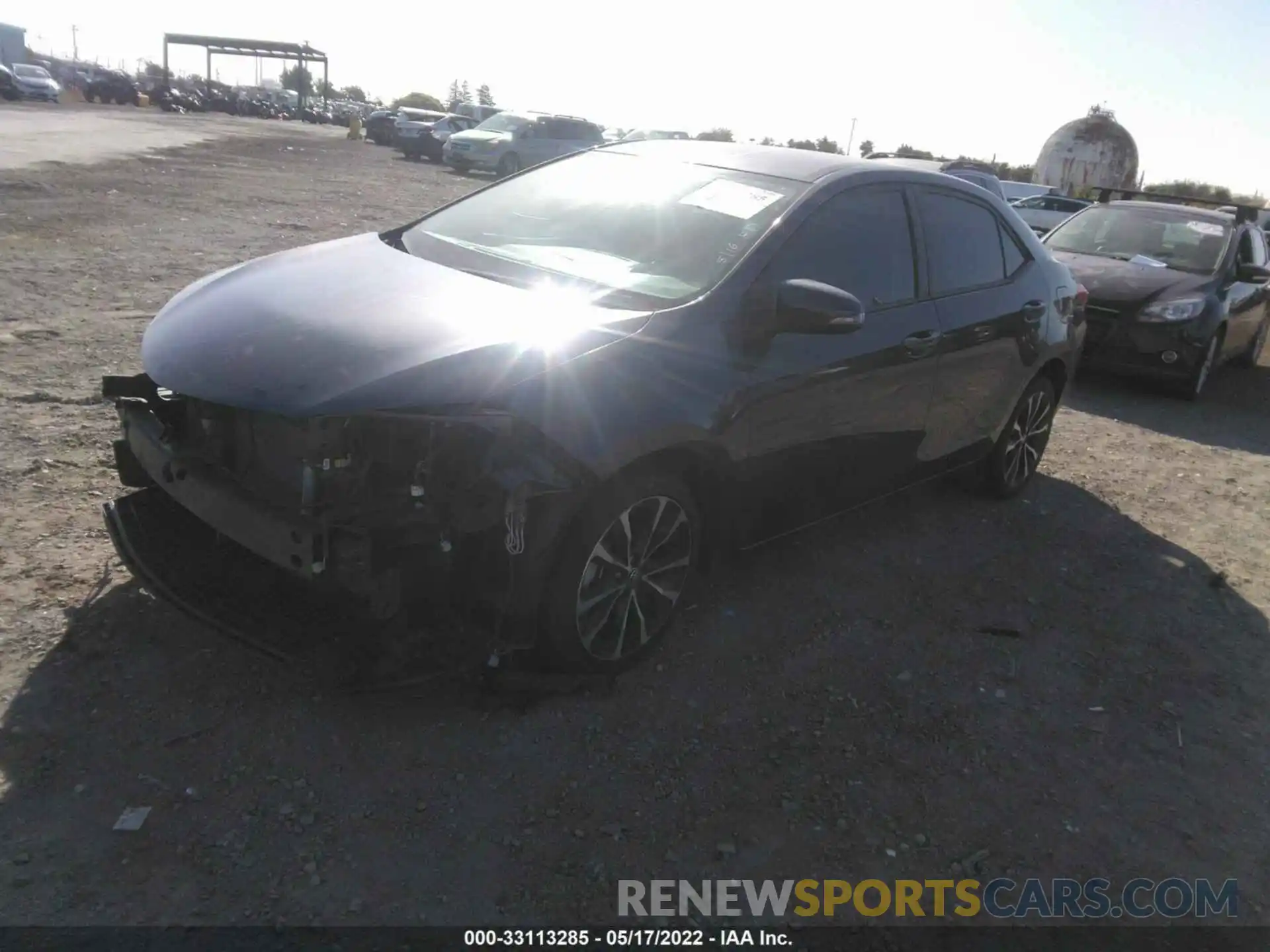 2 Photograph of a damaged car 5YFBURHE6KP882978 TOYOTA COROLLA 2019