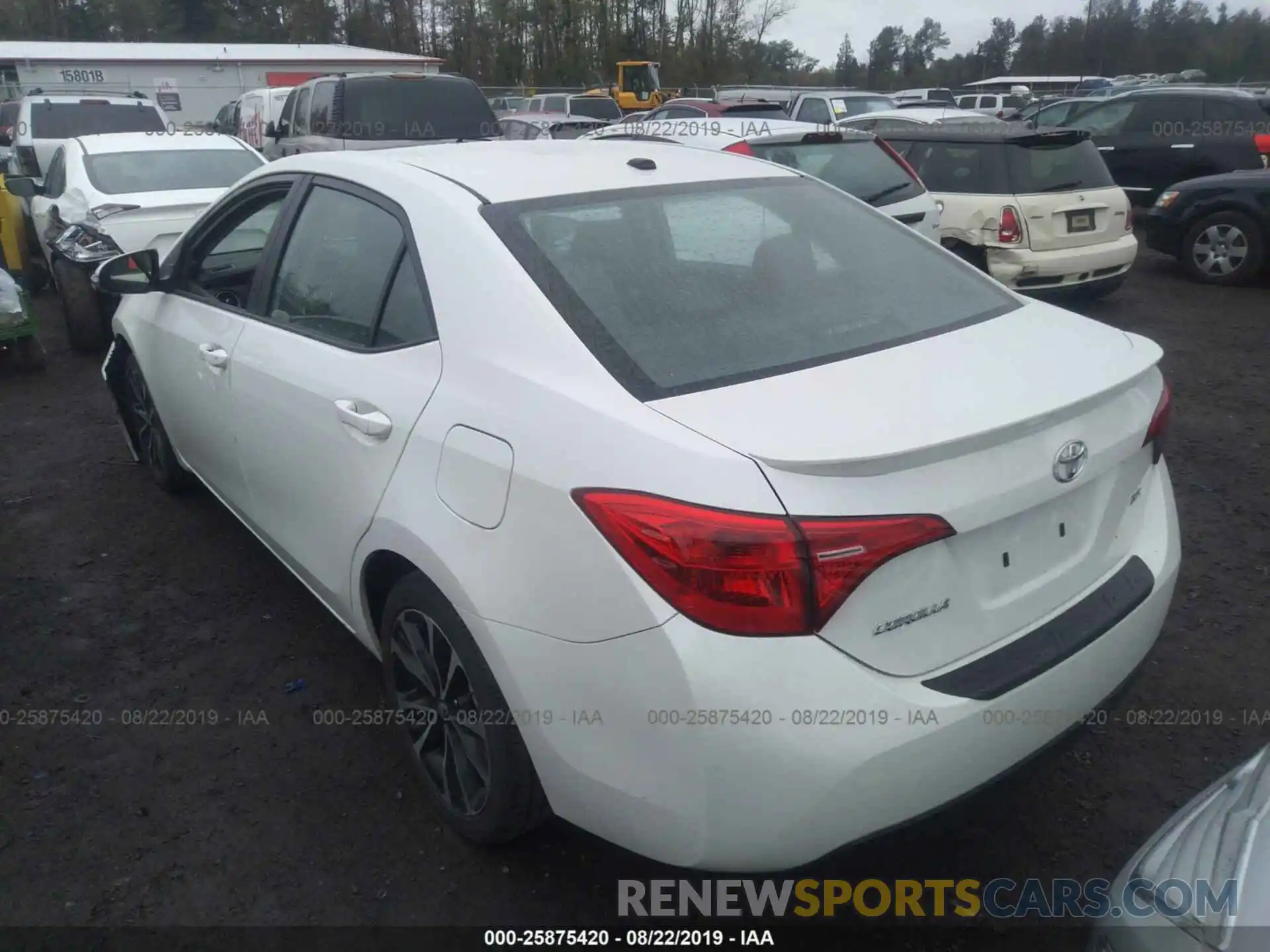 3 Photograph of a damaged car 5YFBURHE6KP883774 TOYOTA COROLLA 2019