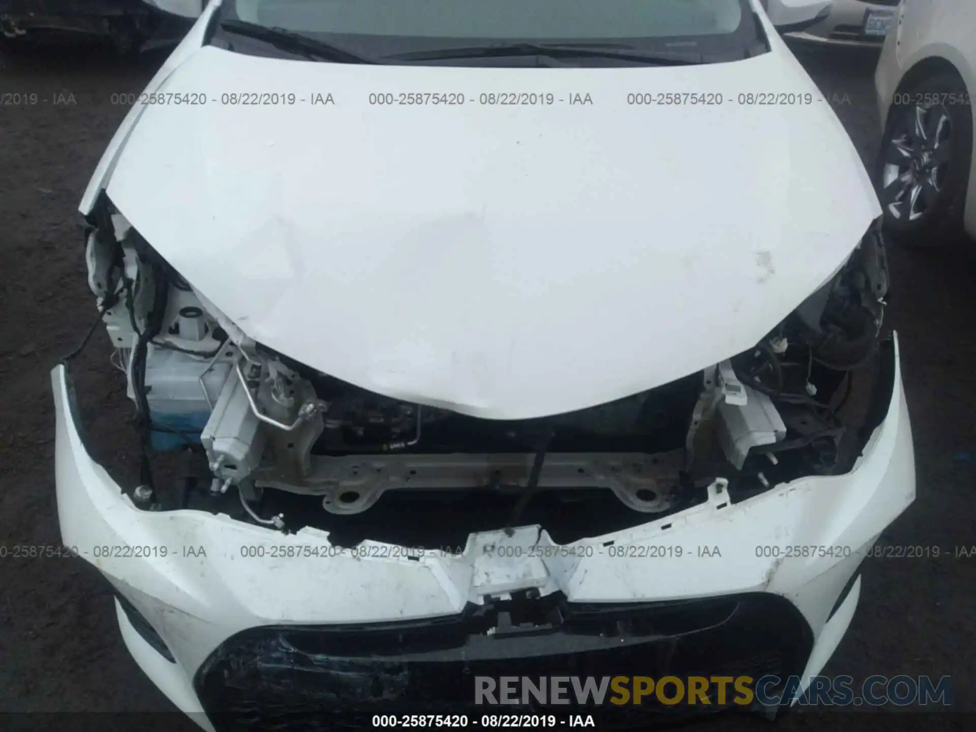 6 Photograph of a damaged car 5YFBURHE6KP883774 TOYOTA COROLLA 2019