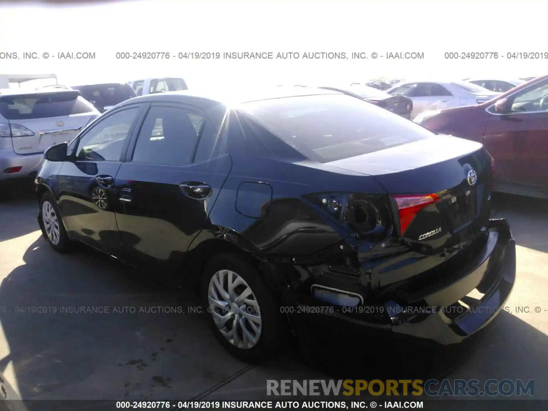 3 Photograph of a damaged car 5YFBURHE6KP883791 TOYOTA COROLLA 2019