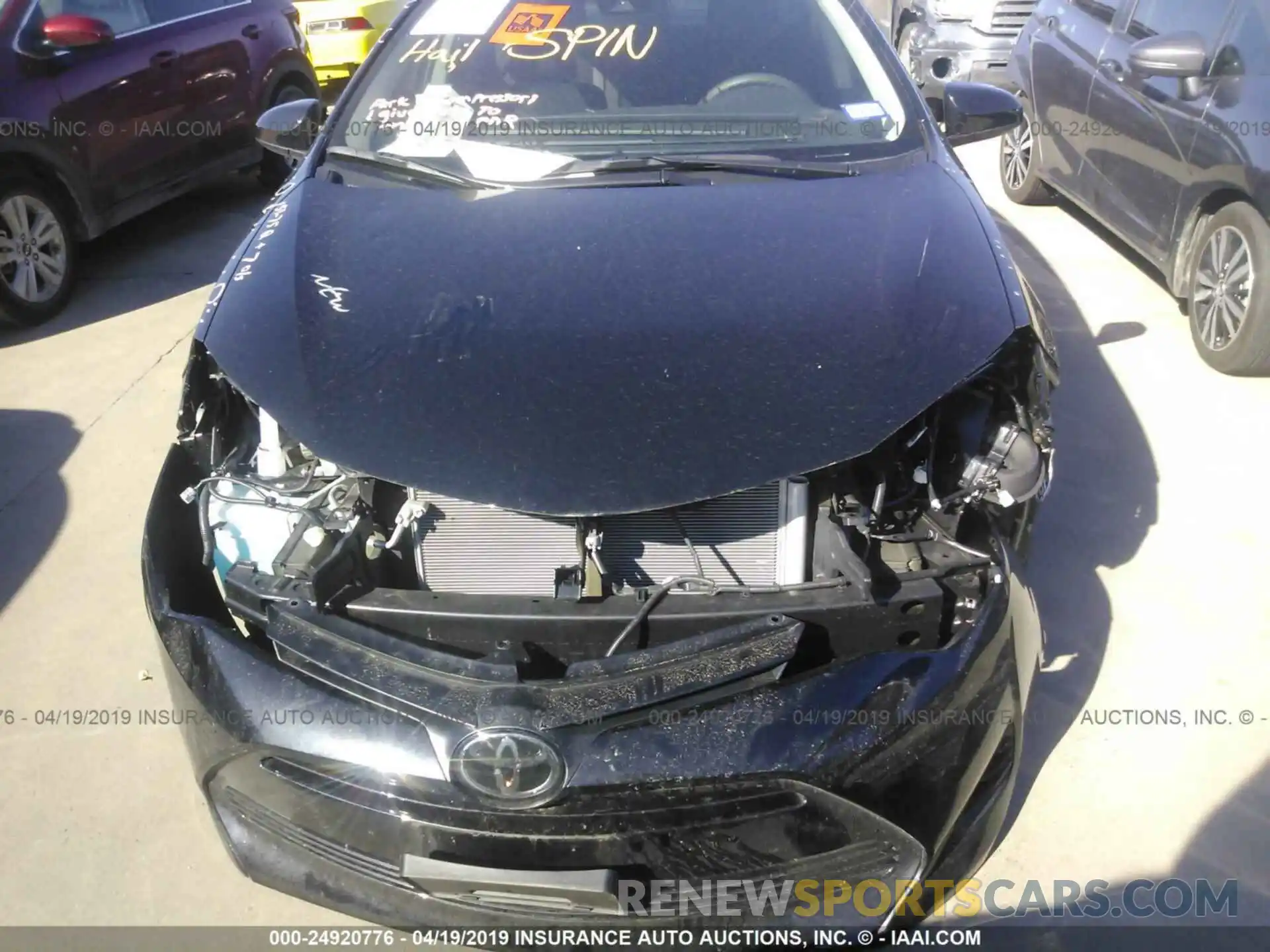 6 Photograph of a damaged car 5YFBURHE6KP883791 TOYOTA COROLLA 2019