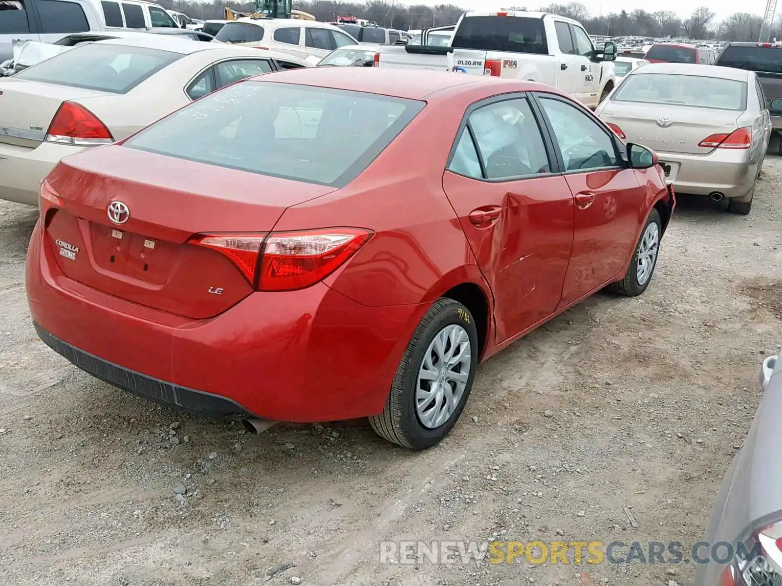 4 Photograph of a damaged car 5YFBURHE6KP883922 TOYOTA COROLLA 2019