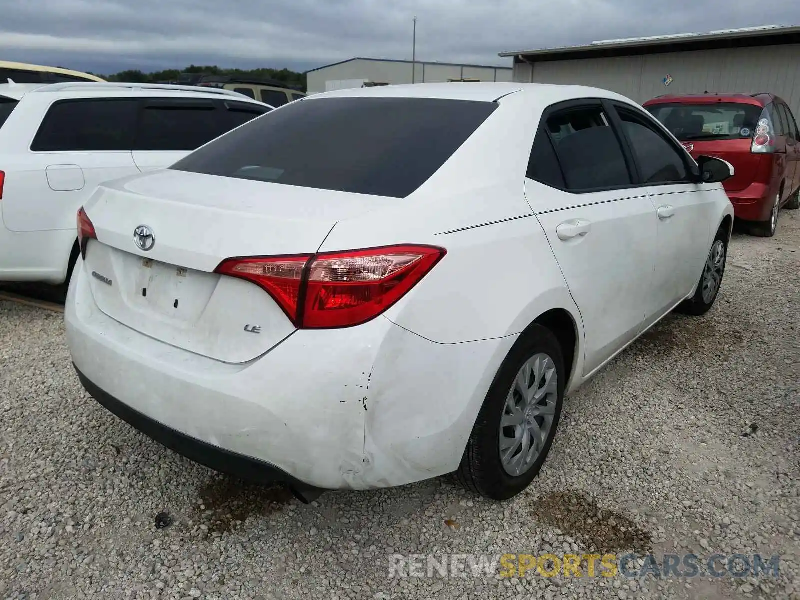 4 Photograph of a damaged car 5YFBURHE6KP883967 TOYOTA COROLLA 2019