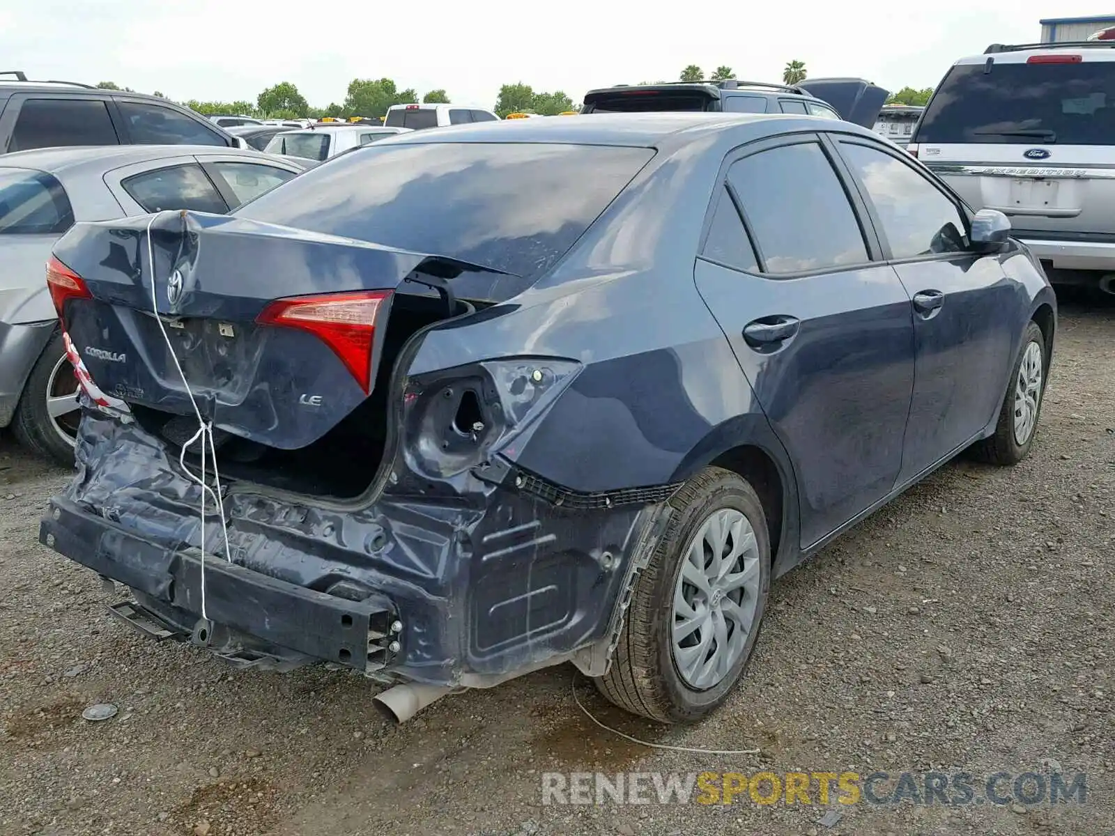 4 Photograph of a damaged car 5YFBURHE6KP883970 TOYOTA COROLLA 2019