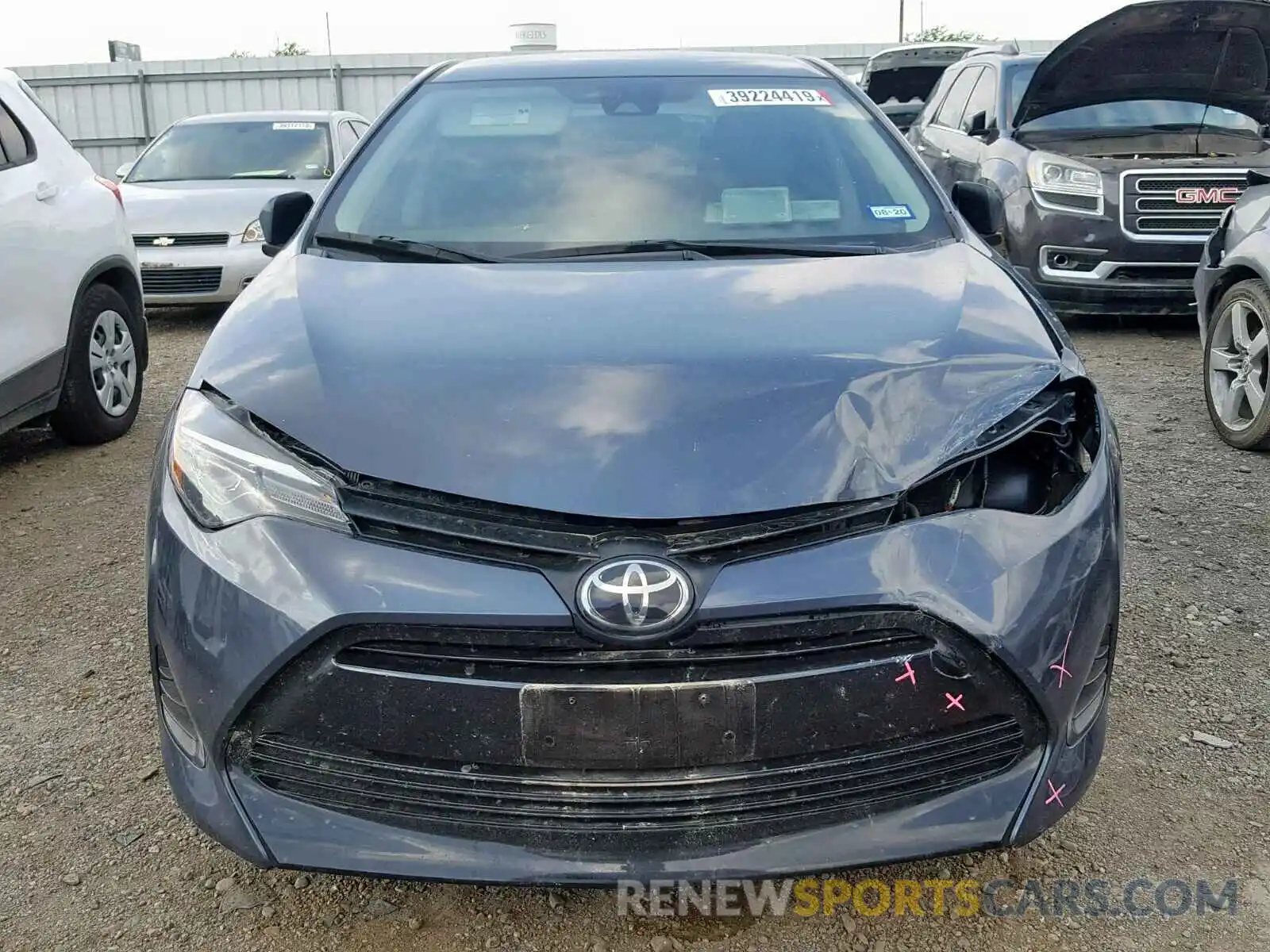 9 Photograph of a damaged car 5YFBURHE6KP883970 TOYOTA COROLLA 2019