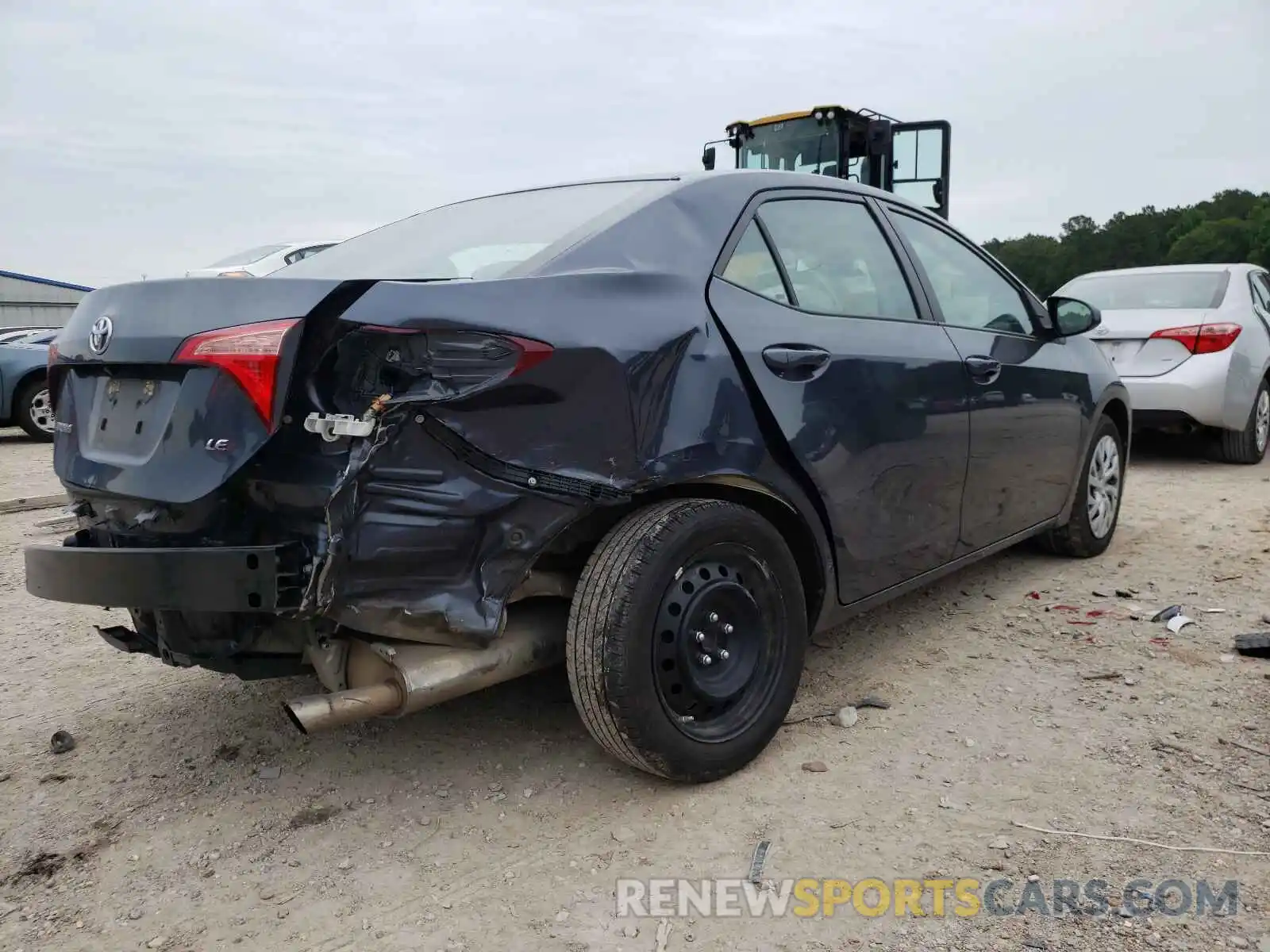 4 Photograph of a damaged car 5YFBURHE6KP884892 TOYOTA COROLLA 2019