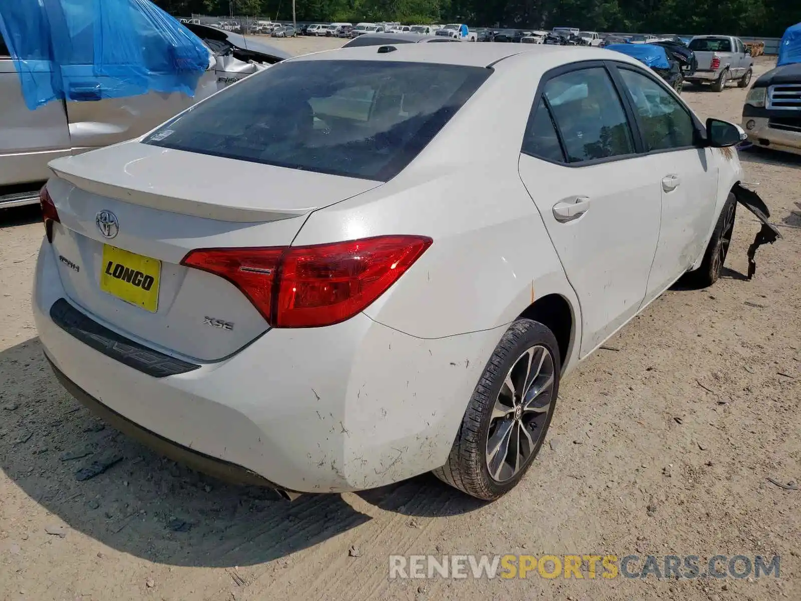 4 Фотография поврежденного автомобиля 5YFBURHE6KP885220 TOYOTA COROLLA 2019