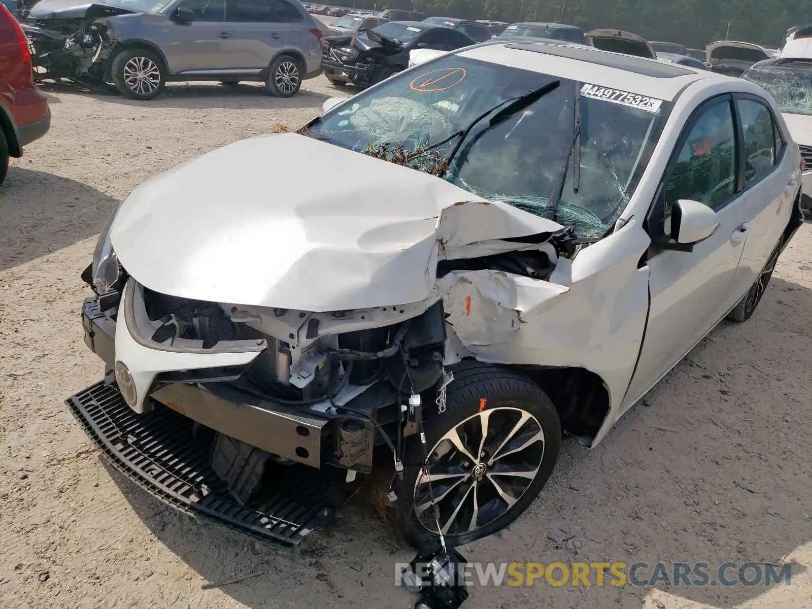 9 Photograph of a damaged car 5YFBURHE6KP885220 TOYOTA COROLLA 2019