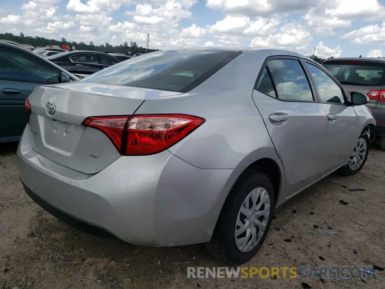 4 Photograph of a damaged car 5YFBURHE6KP885458 TOYOTA COROLLA 2019