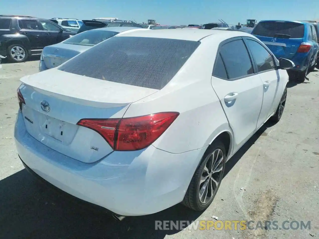 4 Photograph of a damaged car 5YFBURHE6KP885637 TOYOTA COROLLA 2019