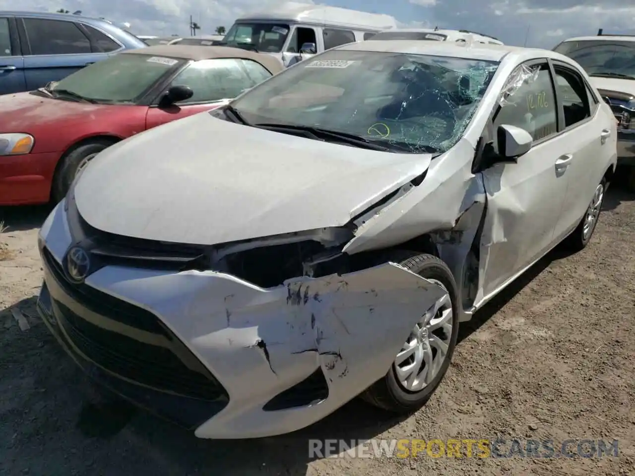 9 Photograph of a damaged car 5YFBURHE6KP886707 TOYOTA COROLLA 2019