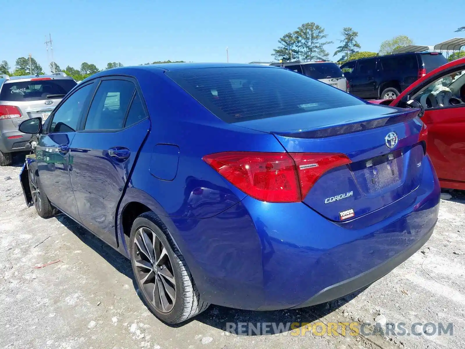 3 Photograph of a damaged car 5YFBURHE6KP887226 TOYOTA COROLLA 2019