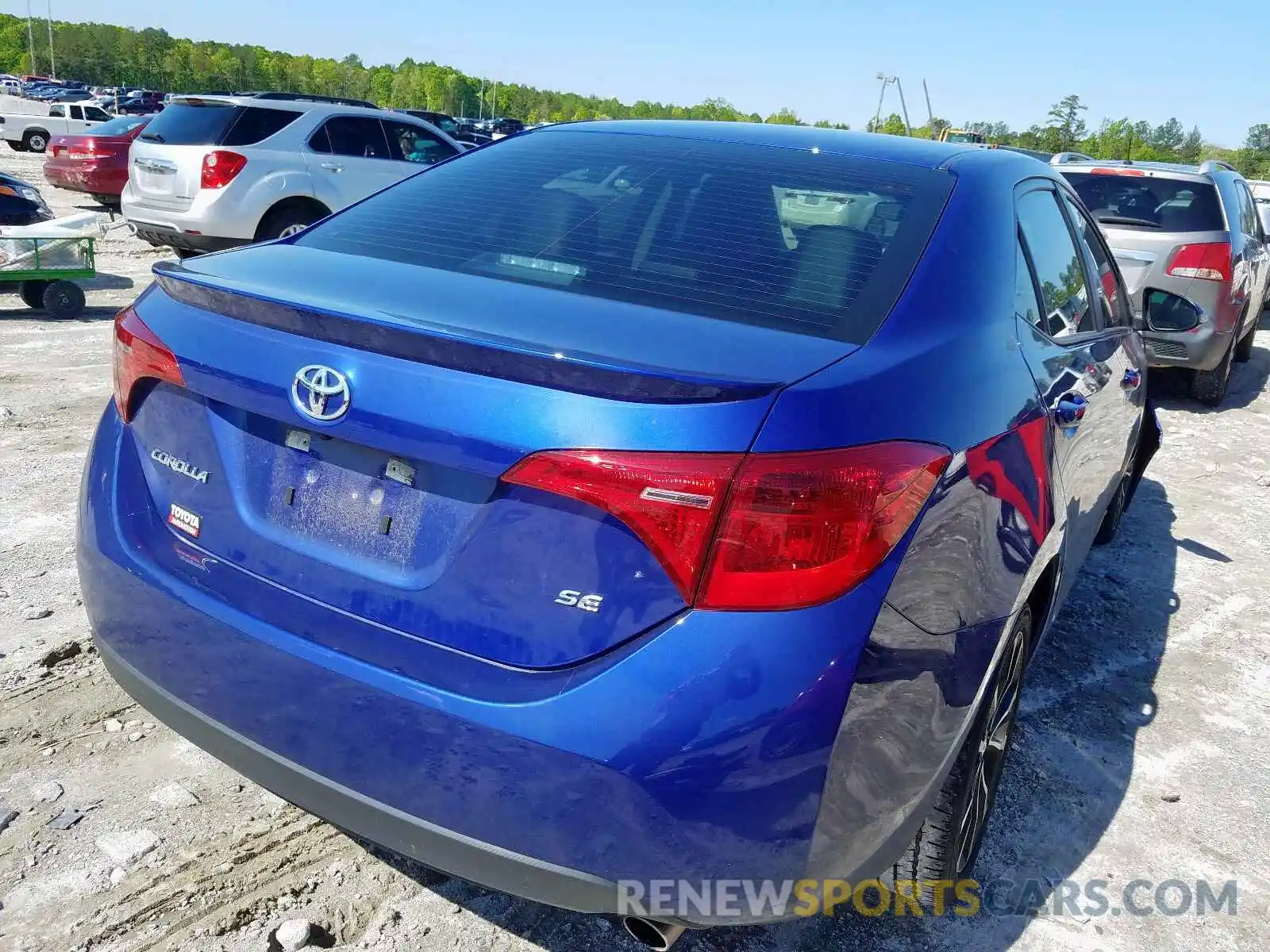 4 Photograph of a damaged car 5YFBURHE6KP887226 TOYOTA COROLLA 2019