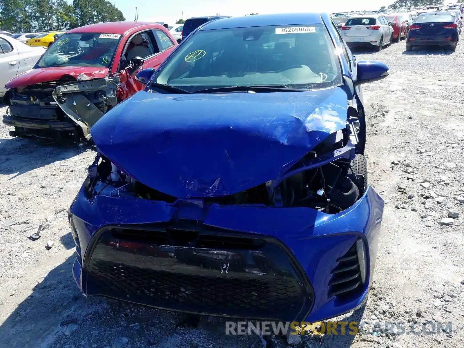 9 Photograph of a damaged car 5YFBURHE6KP887226 TOYOTA COROLLA 2019