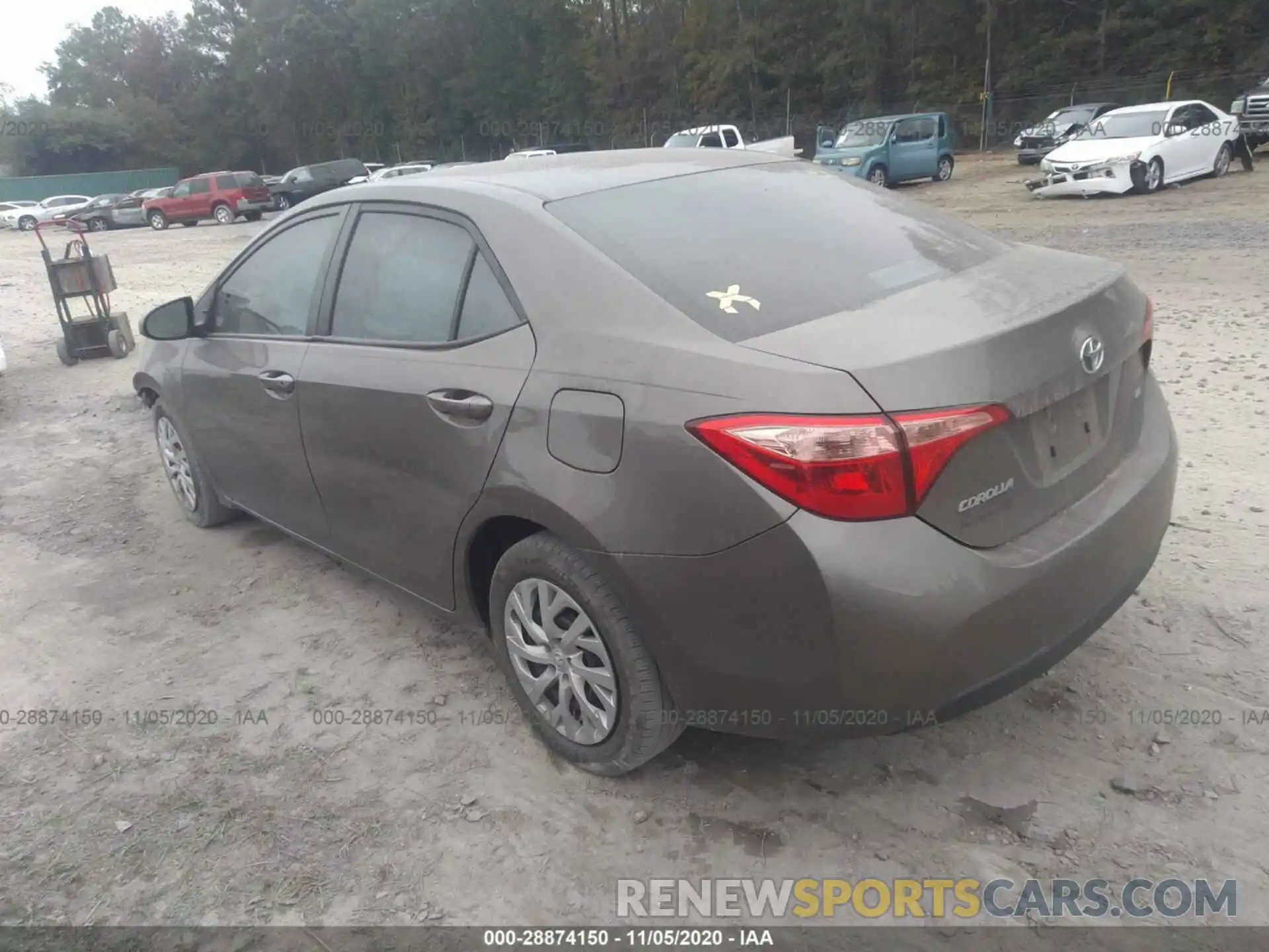 3 Photograph of a damaged car 5YFBURHE6KP887792 TOYOTA COROLLA 2019