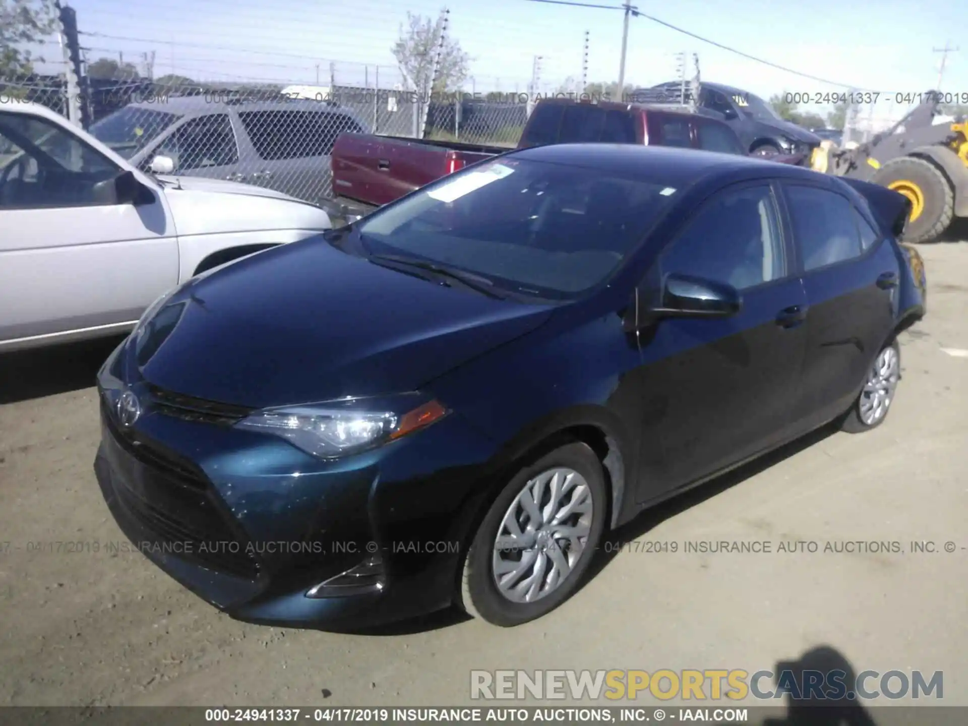 2 Photograph of a damaged car 5YFBURHE6KP888067 TOYOTA COROLLA 2019